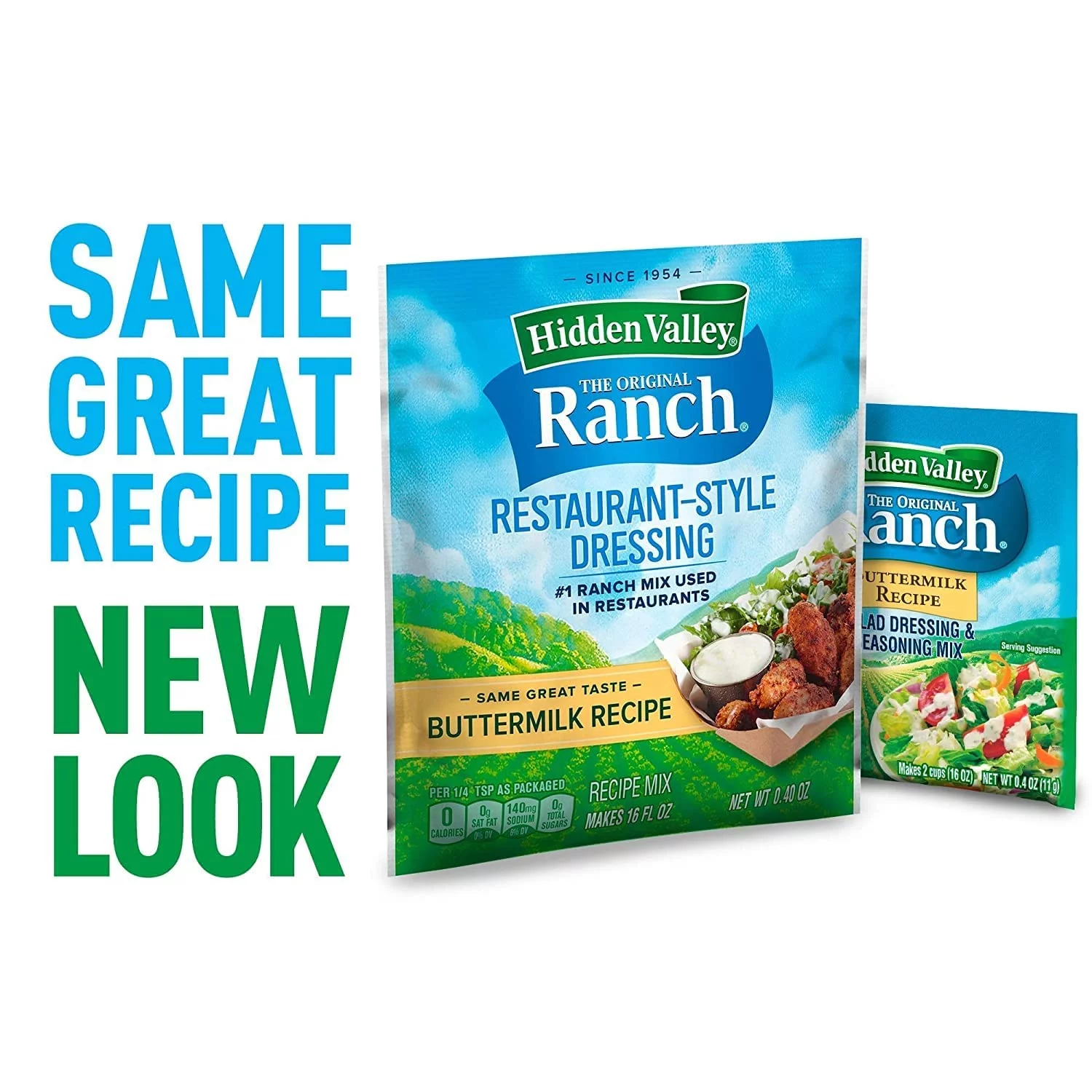 Hidden Valley Buttermilk Ranch Salad Dressing & Seasoning Mix, Gluten Free - Pack Of 3