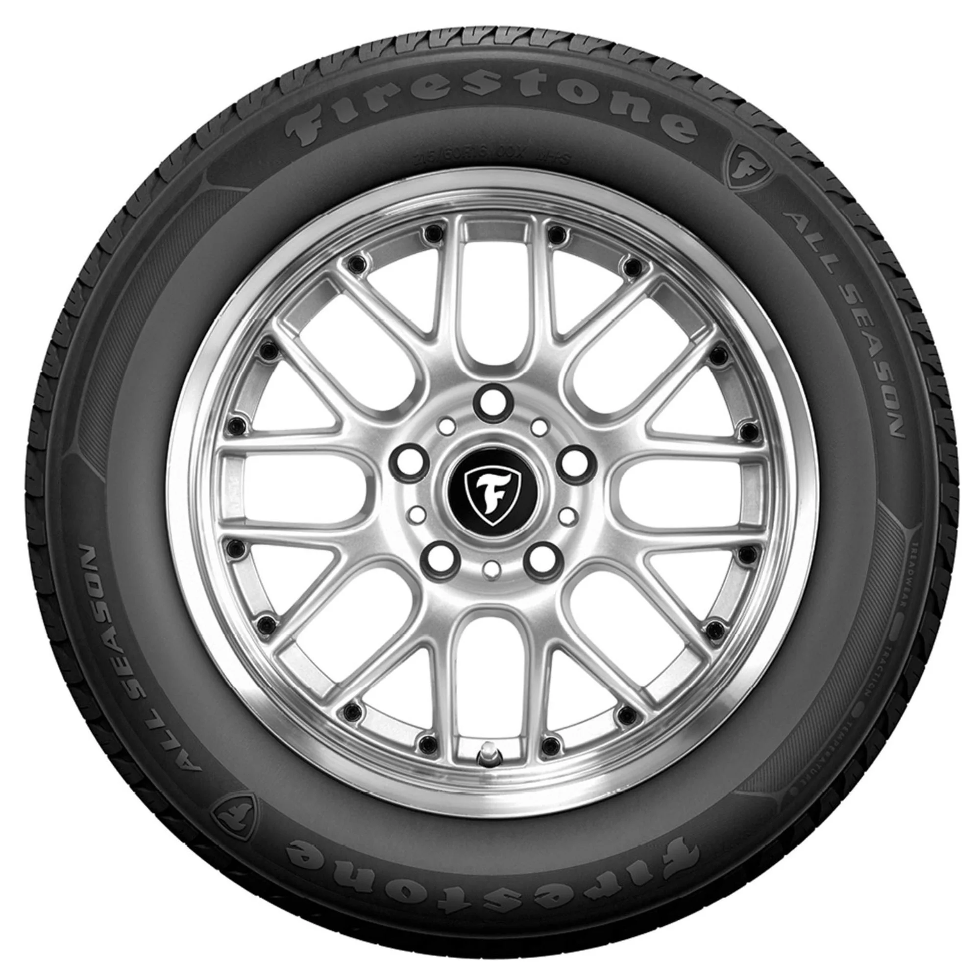 Firestone All Season 185/65R14 86 T Tire Fits: 2009-11 Nissan Versa 1.6 Base, 1996-2000 Honda Civic HX