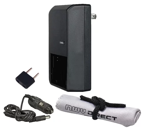 Sony FDR-AX700 Off Camera 'Intelligent' Rapid Charger + Nwv Direct Microfiber Cleaning Cloth.