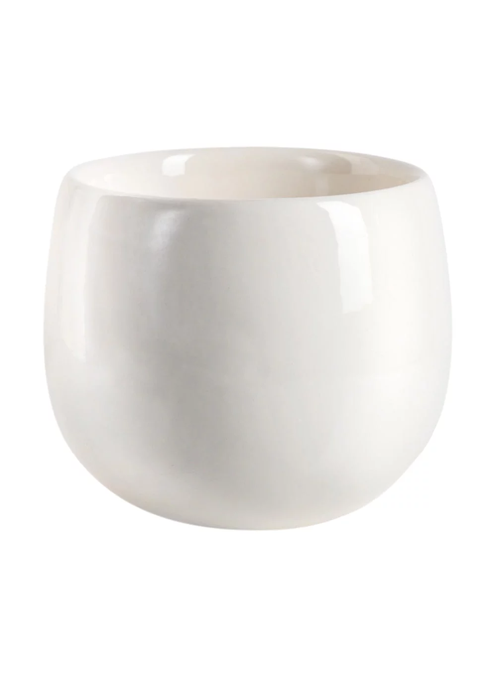 Serene Spaces Living Extra Large White Ceramic Floral Vase, 8