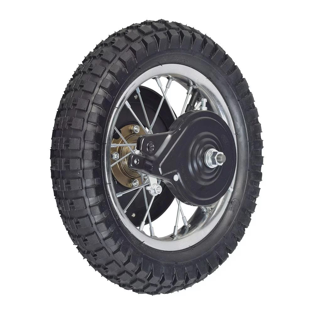AlveyTech Rear Wheel Assembly for the Razor MX350 (V23+) and MX400 (V19+) Mini Dirt E-Bike, Scooter