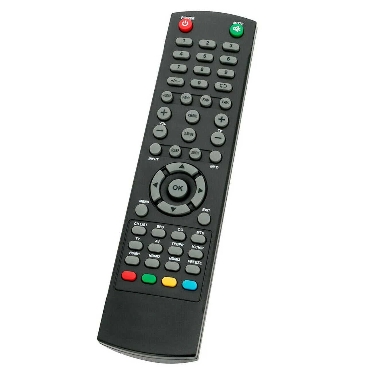 XK-231A Replace Remote Control for RCA TV RTU6549-C RLED6090 RTU4002 RTU5540-B