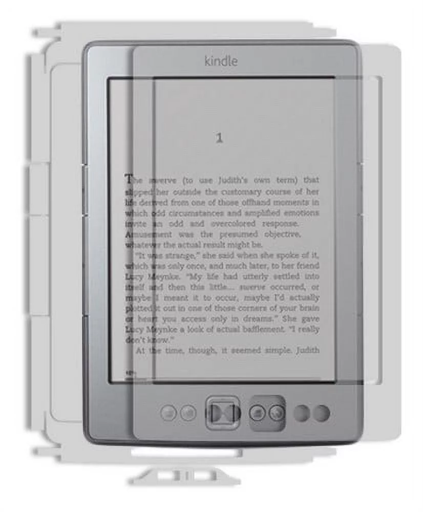 Skinomi Clear Full Body e-Reader Protector Film Cover for Amazon Kindle 2011
