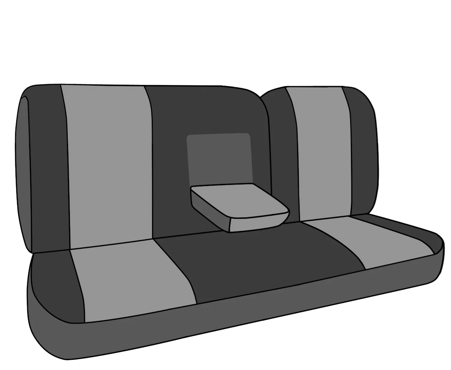 CalTrend Rear 40/60 Split Back & Solid Cushion Mossy Oak Seat Covers for 2000-2001 Nissan Altima - NS327-78MB New Brake Up Insert with Black Trim