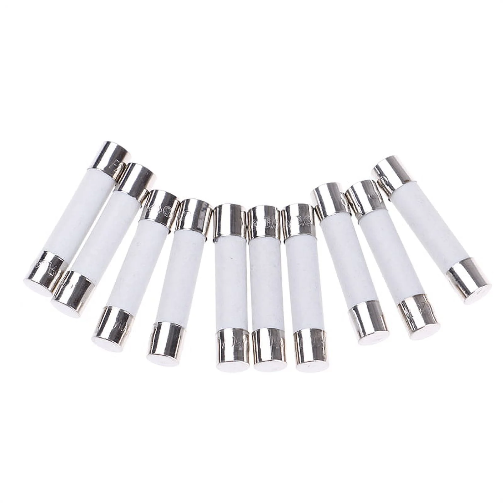 10 Pcs Microwave Ceramic Fuse Electric 20A 250V Home Supplies DIY 6x30mm