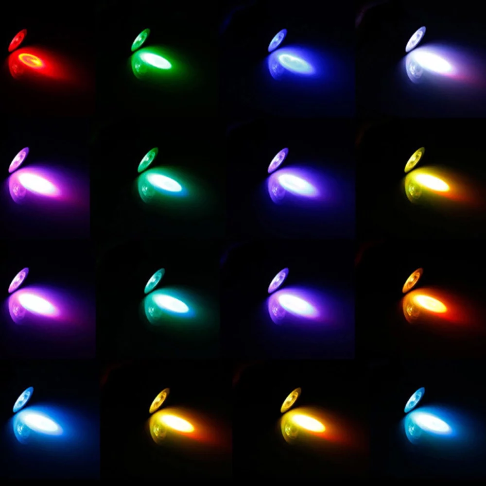 GU10 3W 16 Color LED RGB Magic spot Light Bulb Lamp Wireless Remote Control Warm Christmas Lights Plug in