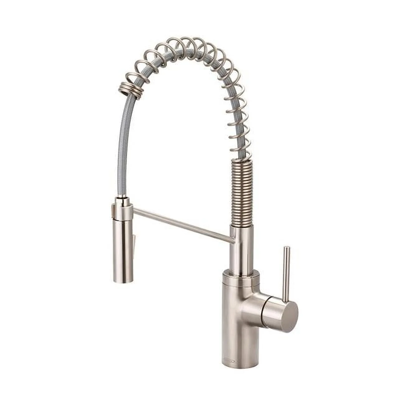 Single Handle Pre-Rinse Spring Pull-Down Kitchen Faucet - Brushed Nickel