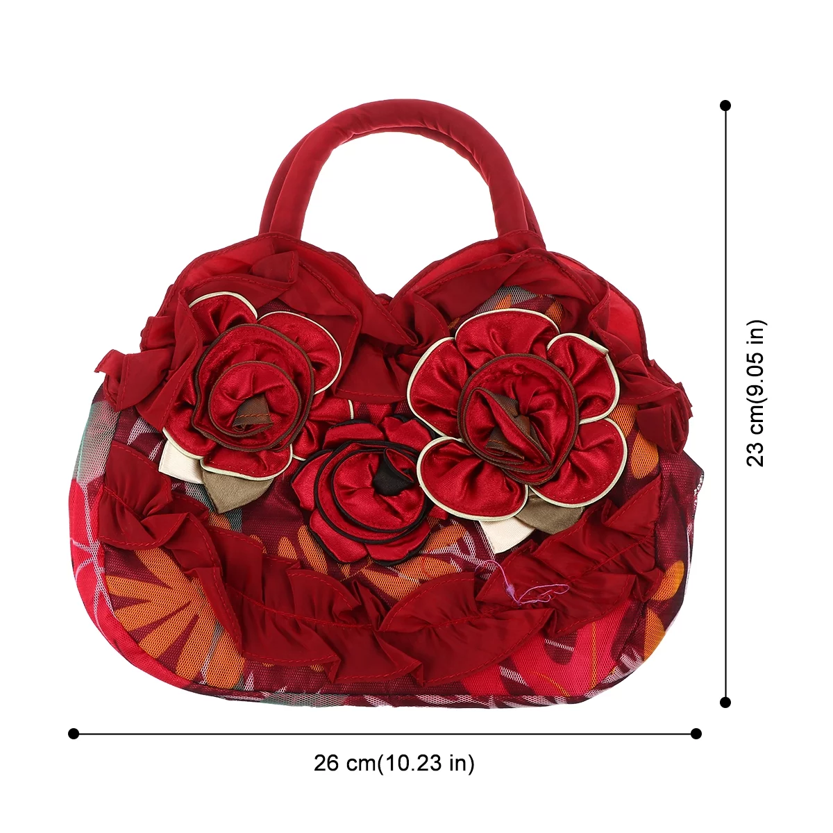 NUOLUX Flower Design Women Handbag Fashion Zipper Totes Bag Women Shopping Casual Bag