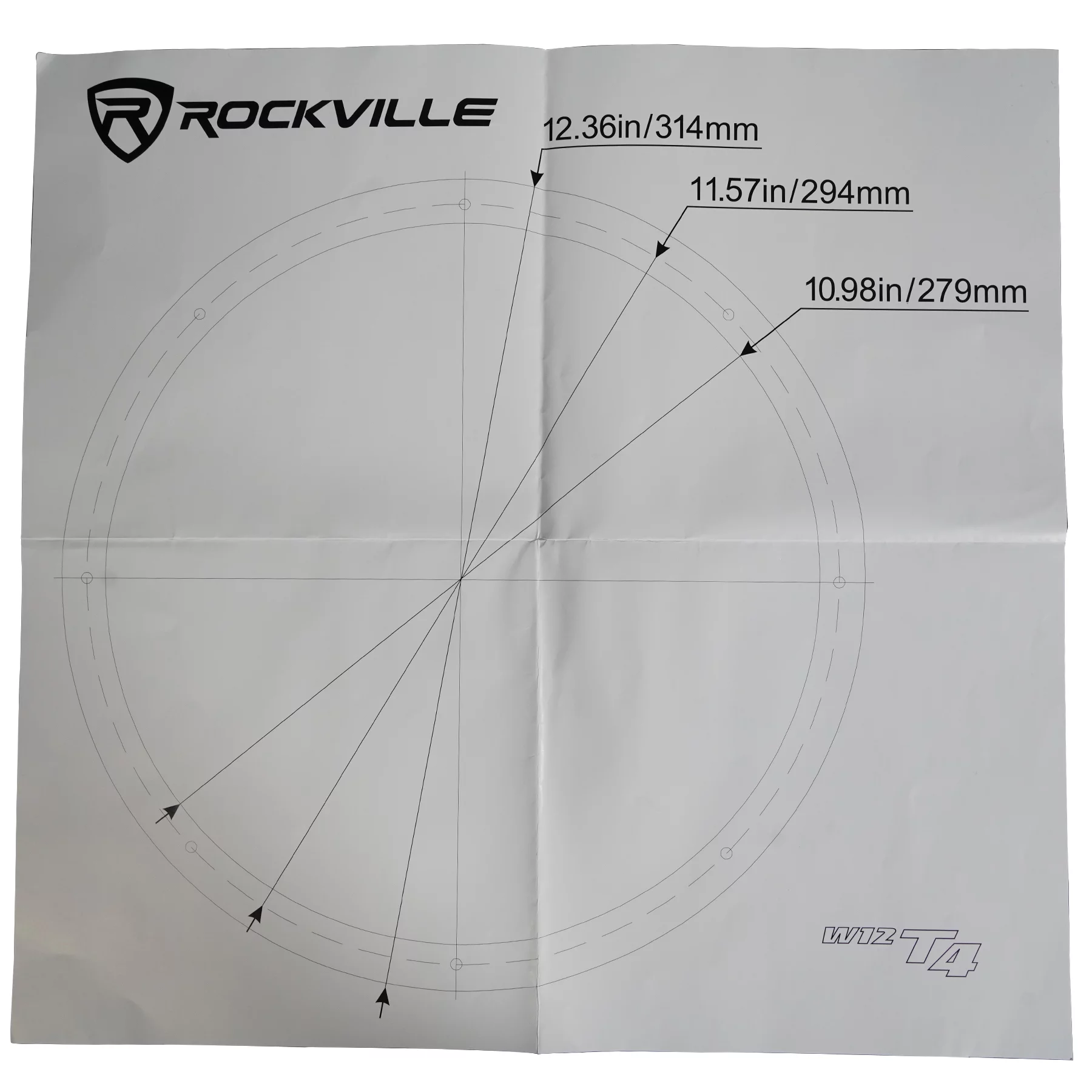 2) Rockville W12T4S2 12