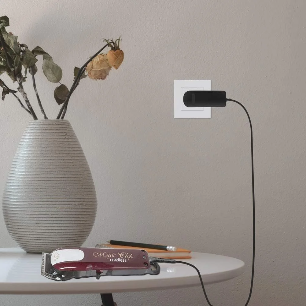 Replacement for Wahl Magic Clipper Cordless Charger, 4V Clipper Charger Compatible with Wahl 8164/8591/8148/8504, 5-Star Magic Clip Cordless Trimmer, 1919 100 Year Hair Clipper