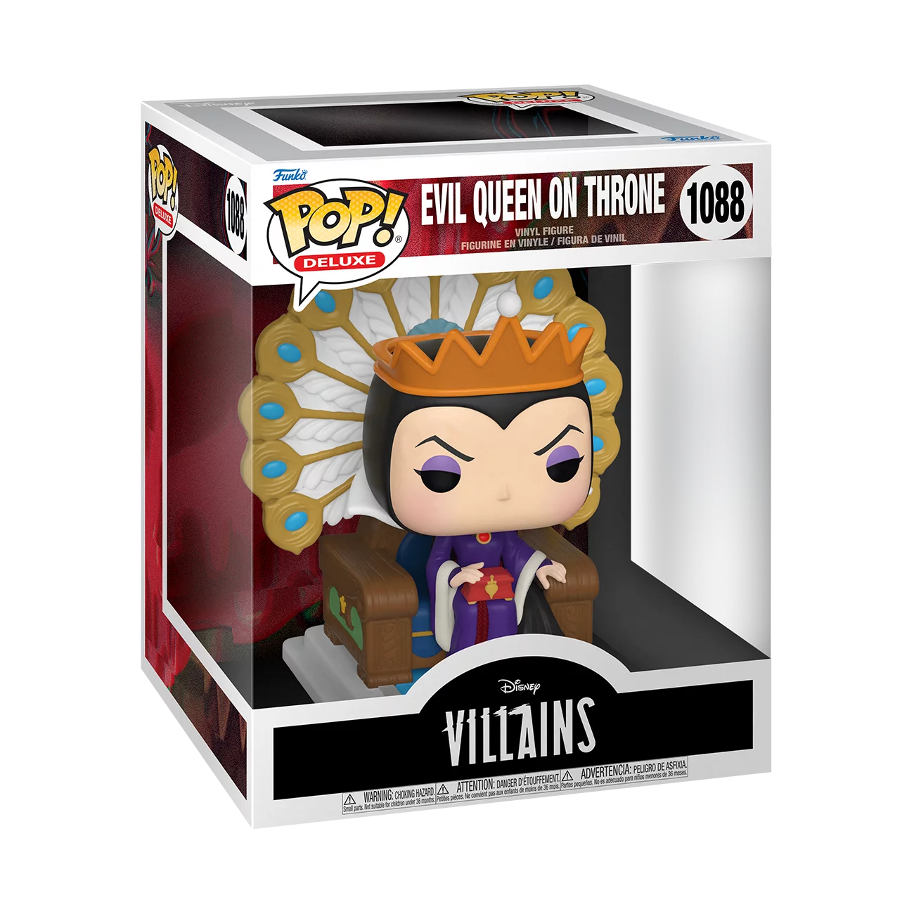 Funko Pop! Deluxe: Disney Villains - Evil Queen on Throne Vinyl Figure
