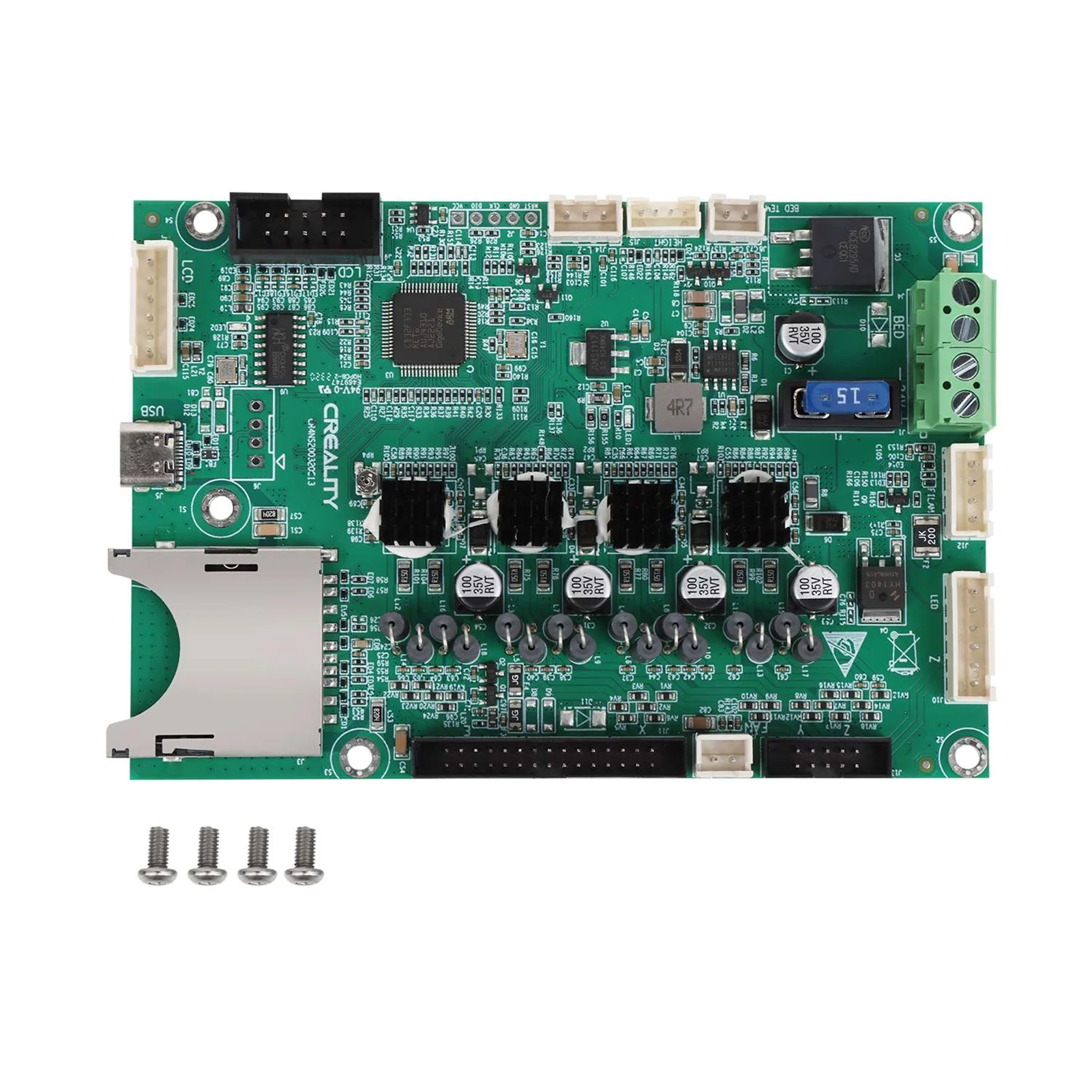 Anself 3V3 SE Motherboard Kit Replacement Control Board for 32-bit Mainboard, 3D Printer Accessory