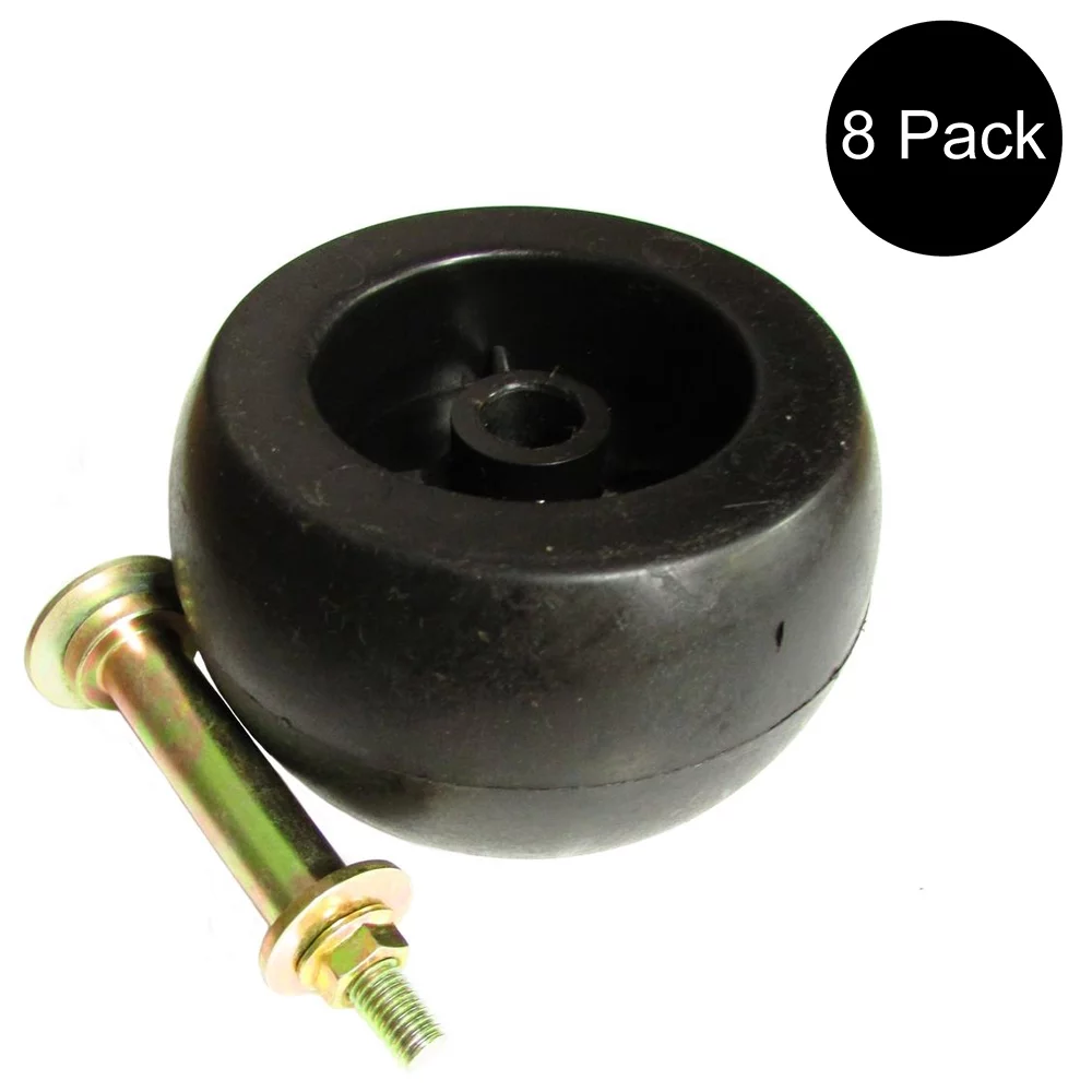 EIGHT (8) Deck Wheel / Roller Kit Fits Kubota Fits Exmark, Fits Toro 103-7263 103-4051 103-3168