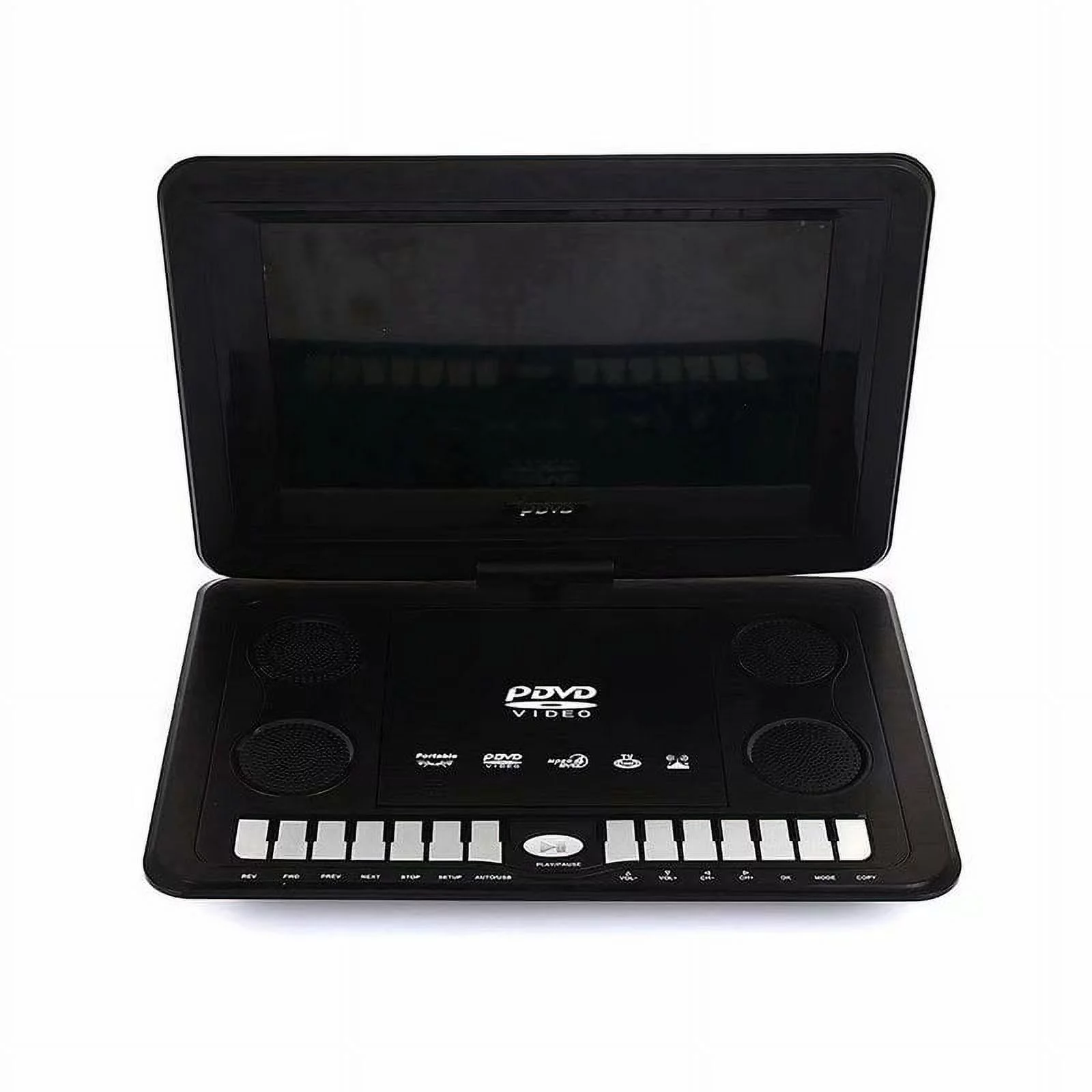 VicTsing 13.9 Inches Portable Mobile DVD HD Player 270 Swivel Screen with Game FM TV Function Black