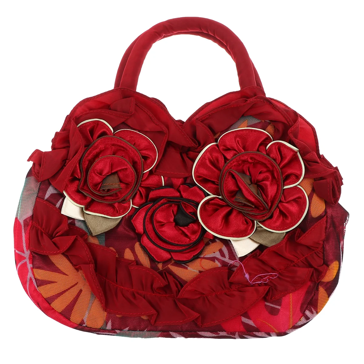 NUOLUX Flower Design Women Handbag Fashion Zipper Totes Bag Women Shopping Casual Bag