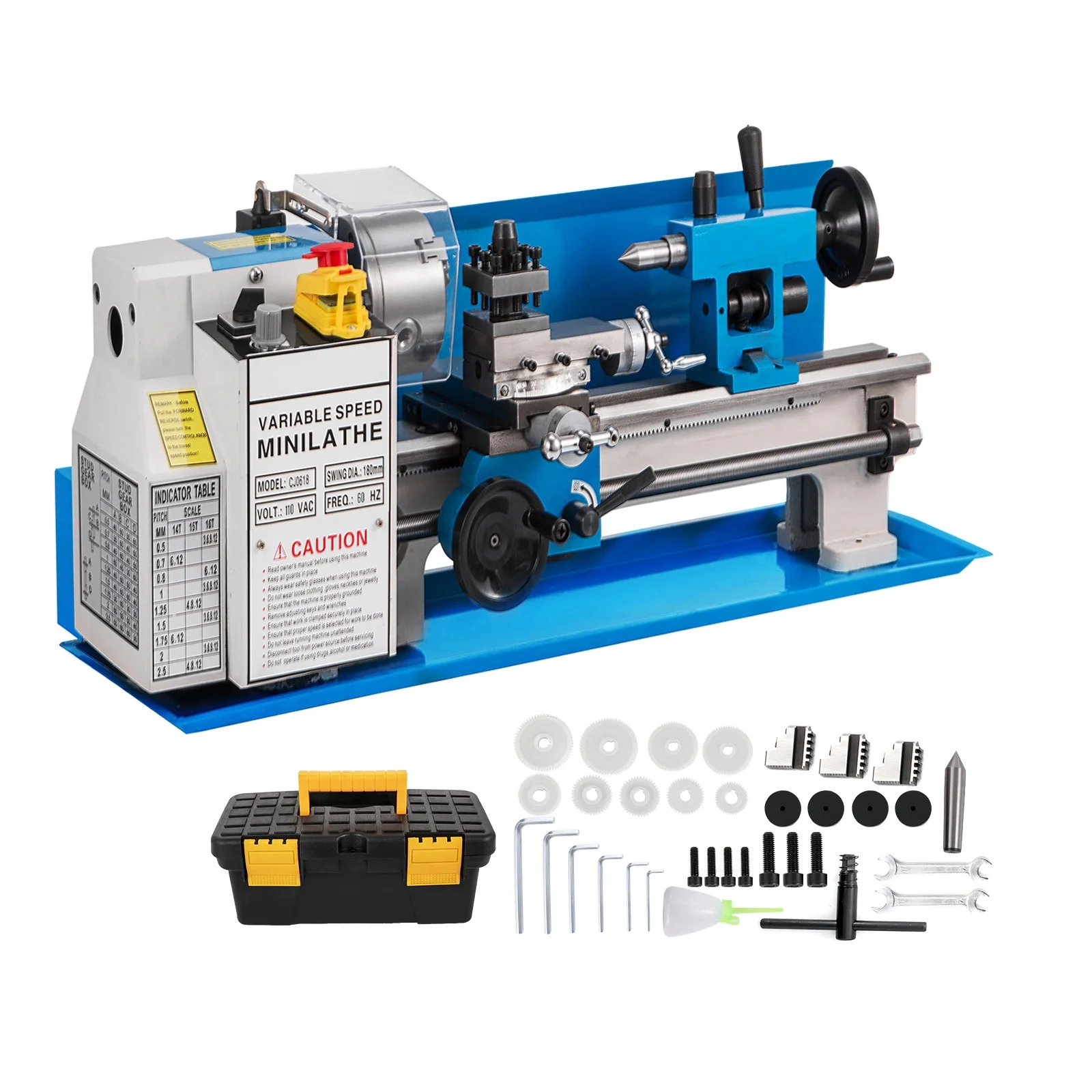 SKYSHALO Metal Lathe 7