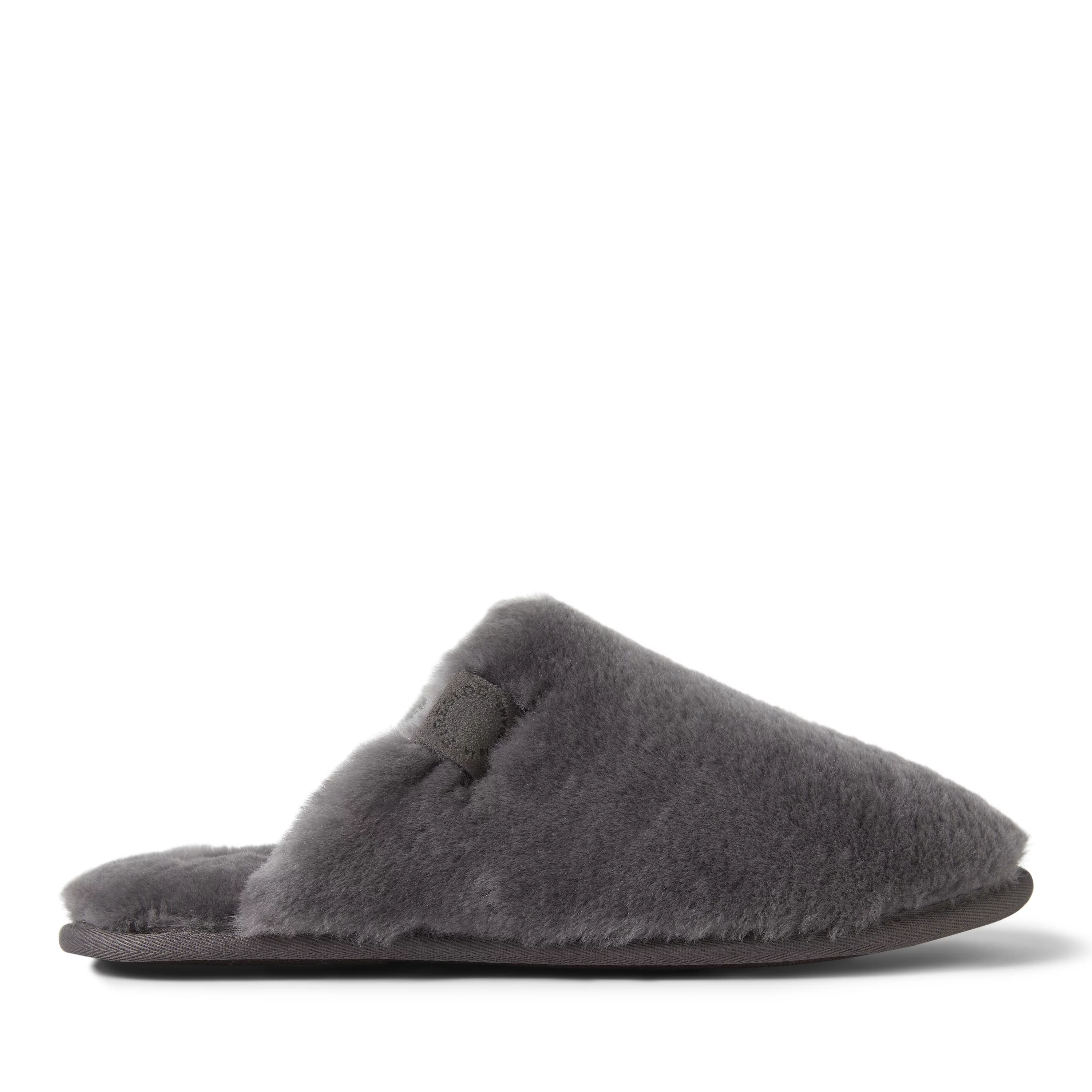 Fireside by Dearfoams Men's Broome Genuine Shearling Scuff Slippers