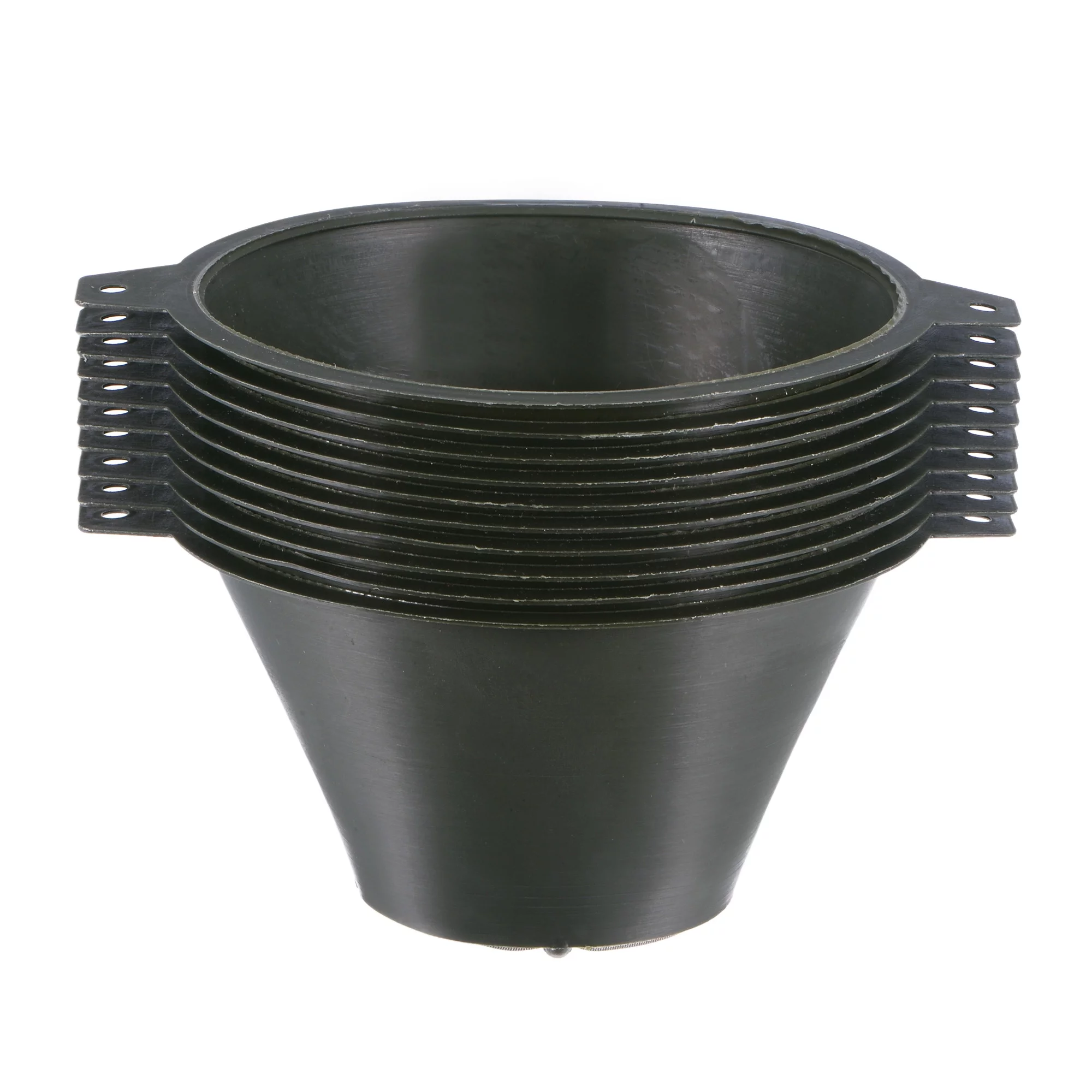 Uxcell 10Pcs 150 Micron 100mmx65mm Cone Paint Screen Funnel Metal Mesh Dark Green Paint Strainer