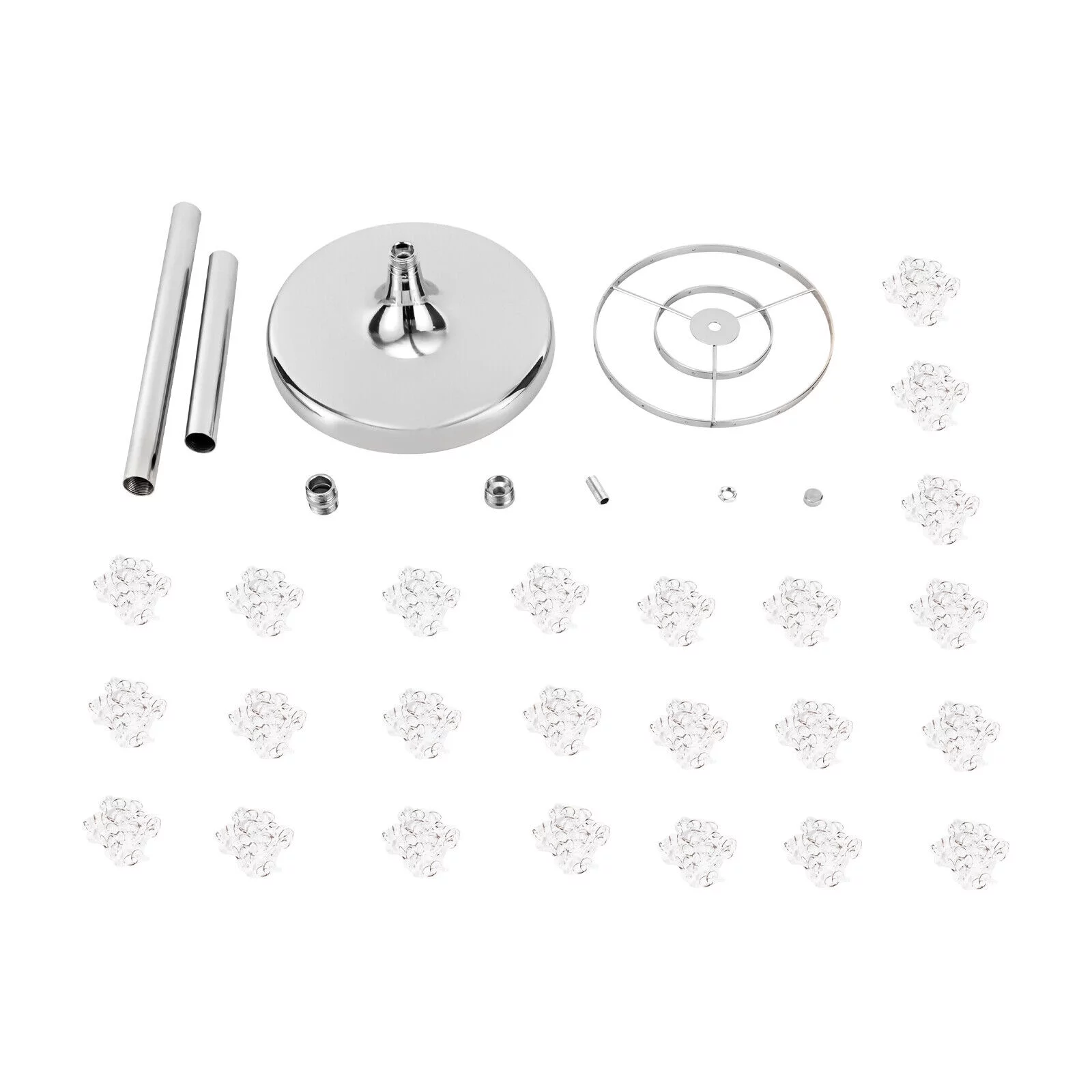 Miumaeov 10 Packs 23.6inch Tall Wedding Centerpieces Flower Vases Stand Crystal Flower Arrangements Decor