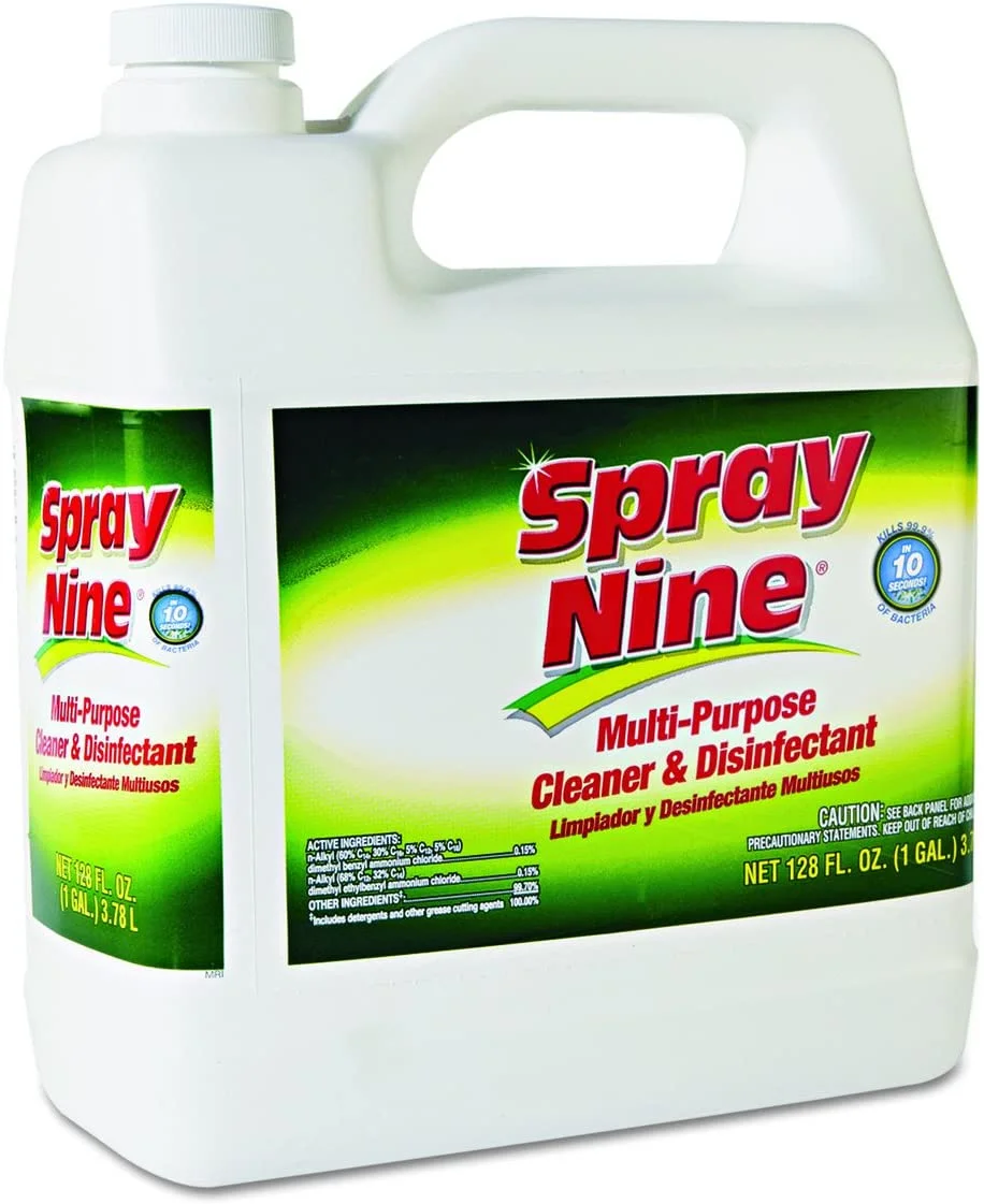 Spray Nine 26801 Heavy Duty Cleaner/Degreaser and Disinfectant - 1 Gallon, (Pack of 1)