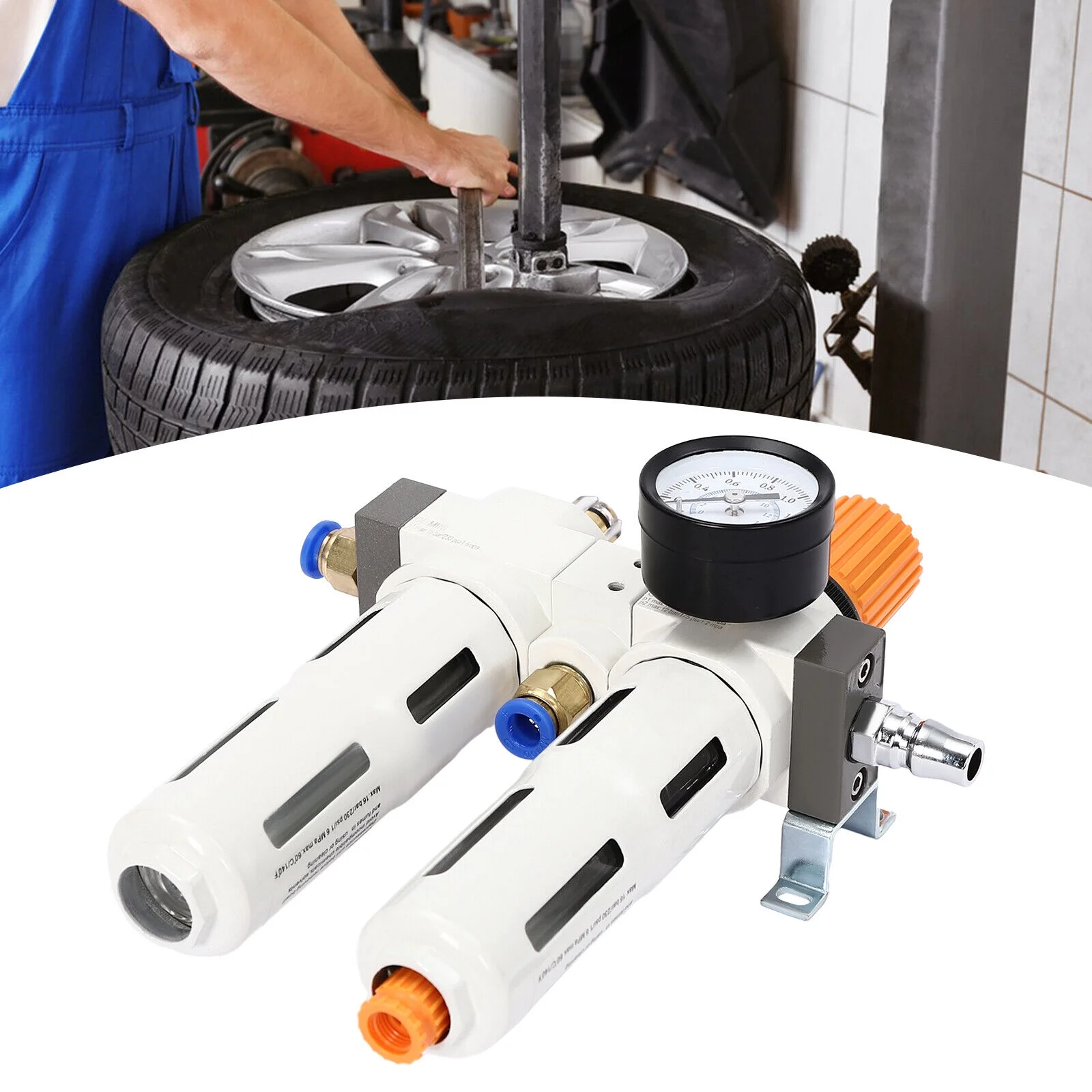 Tire Changer Machine Parts Air Pressor Oil Water Separator Regulator Trap Filter