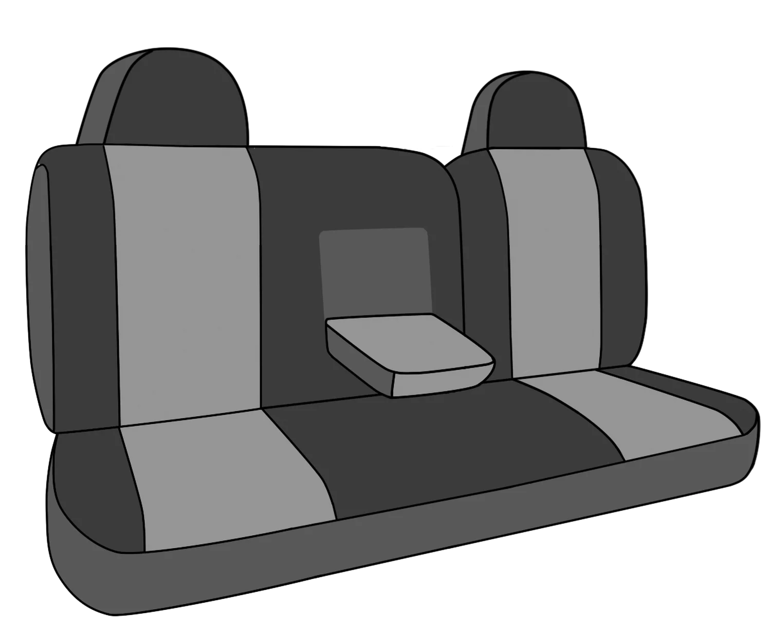 CalTrend Rear 40/60 Split Back & Solid Cushion Mossy Oak Seat Covers for 2014-2019 Toyota Corolla - TY525-79MB Shadow Grass Blades Insert with Black Trim