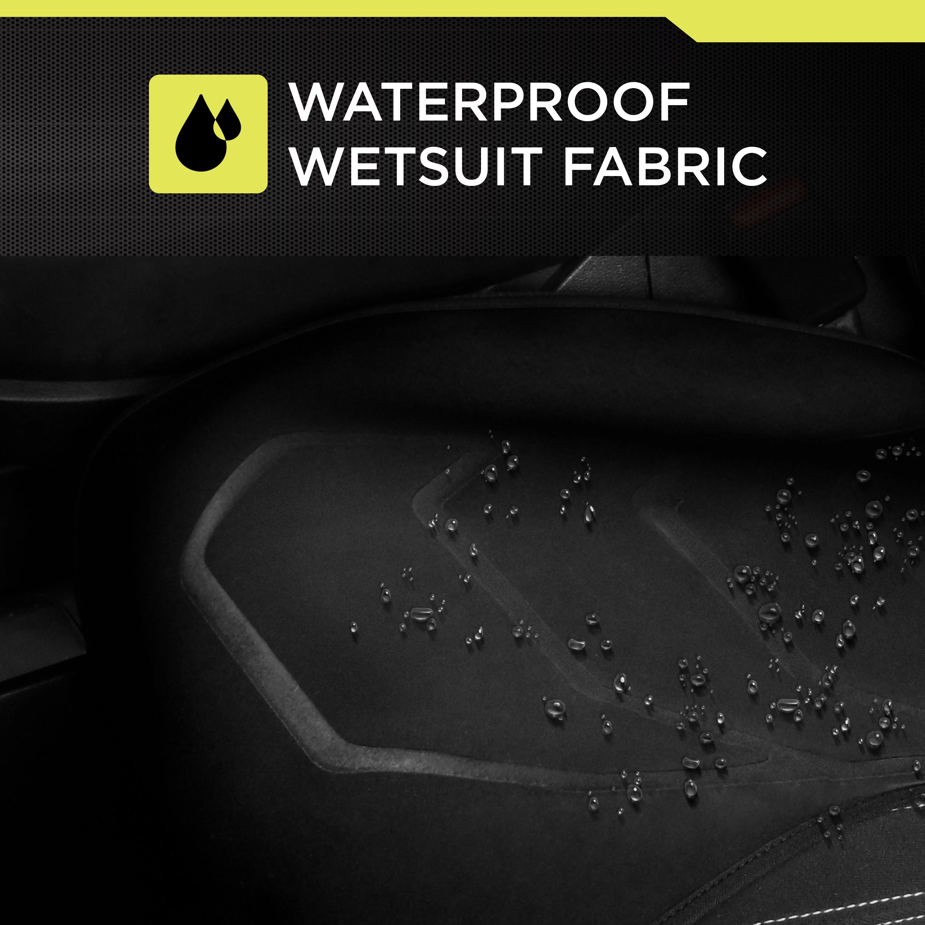 Auto Drive Waterproof Seat Protector Black, Universal Fit, SC533234