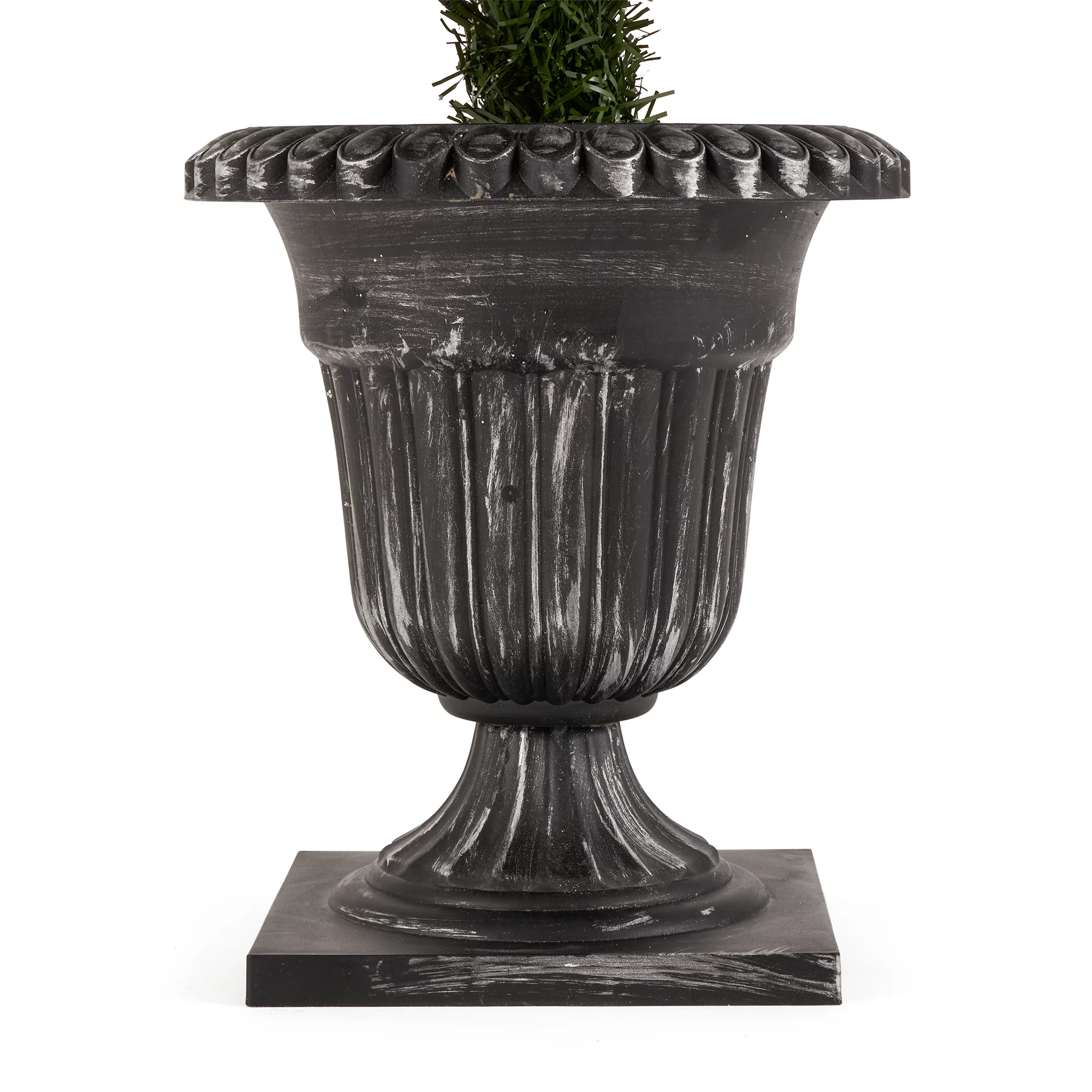 National Tree Company 4 ft. Snowy Morgan Spruce Entrance Tree with Twinkly™ LED Lights