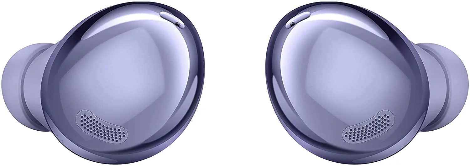 UrbanX Street Buds Pro Bluetooth Earbuds For Realme V3 True Wireless, Noise Cancelling, Charging Case, Quality Sound, Sweat Resistant, Purple (US Version)