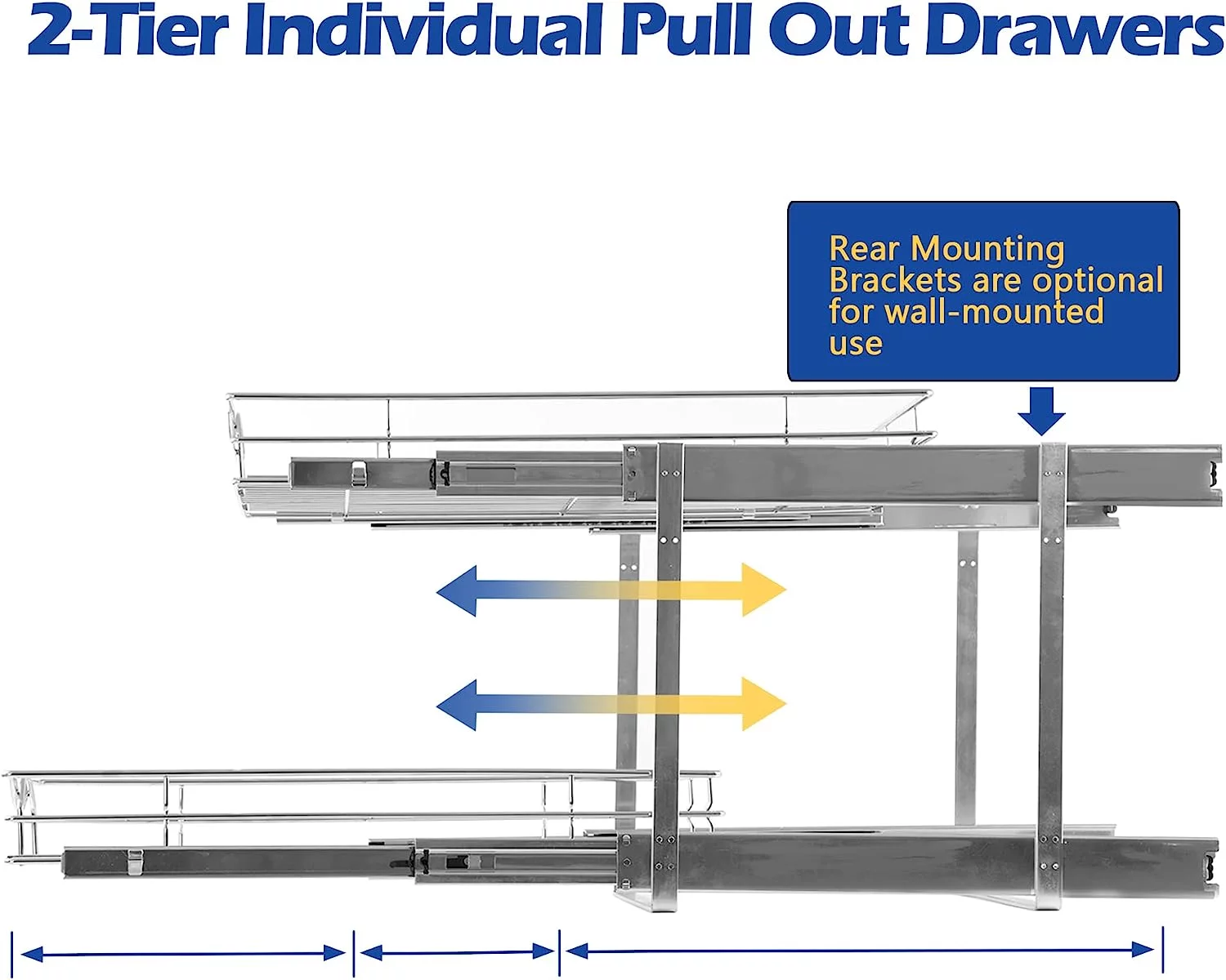 2-Tier Pull Out Cabinet Organizer(14