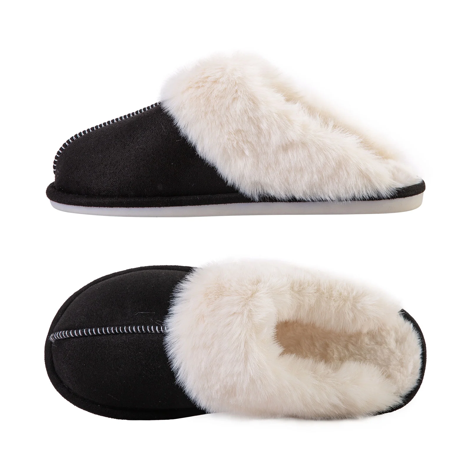 Women's Fireside Sydney Shearling Fur Indoor/Outdoor Scuff Slipper with Wide Widths