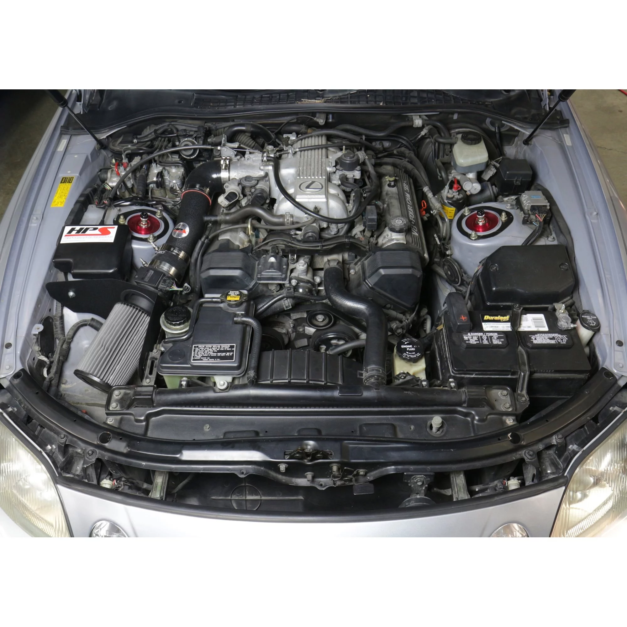 HPS Performance Black Shortram Air Intake Kit for 96-97 Lexus SC400 4.0L V8