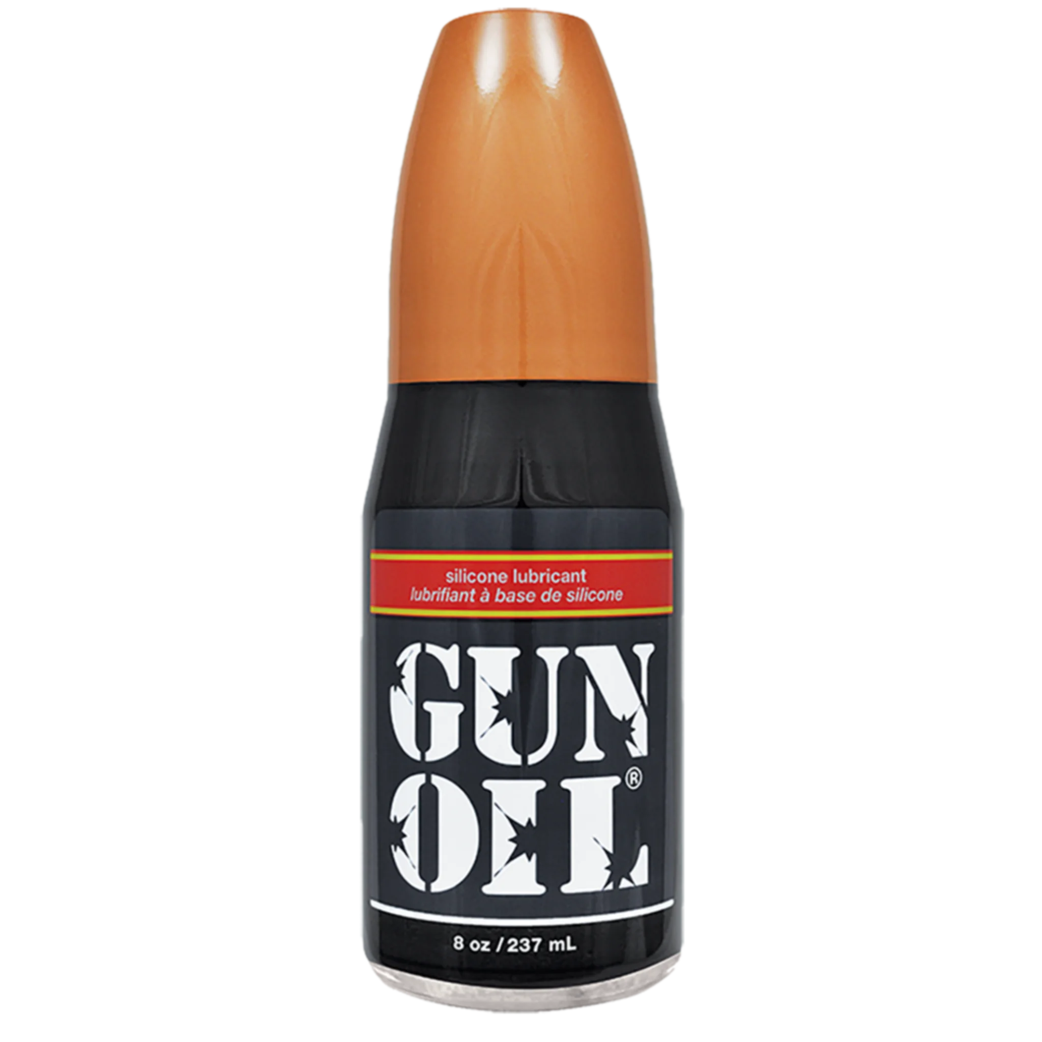 Gun Oil Silicone Lube - Silicone Based Liquid Personal Lubricant - 8oz / 240 ml Bottle - DISCREET!