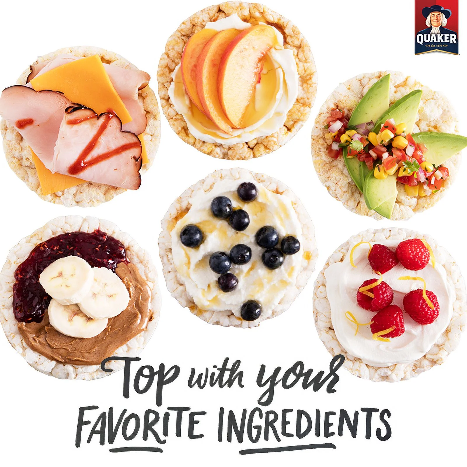 Quaker Salt-Free Rice Cakes, 4.47 Oz.