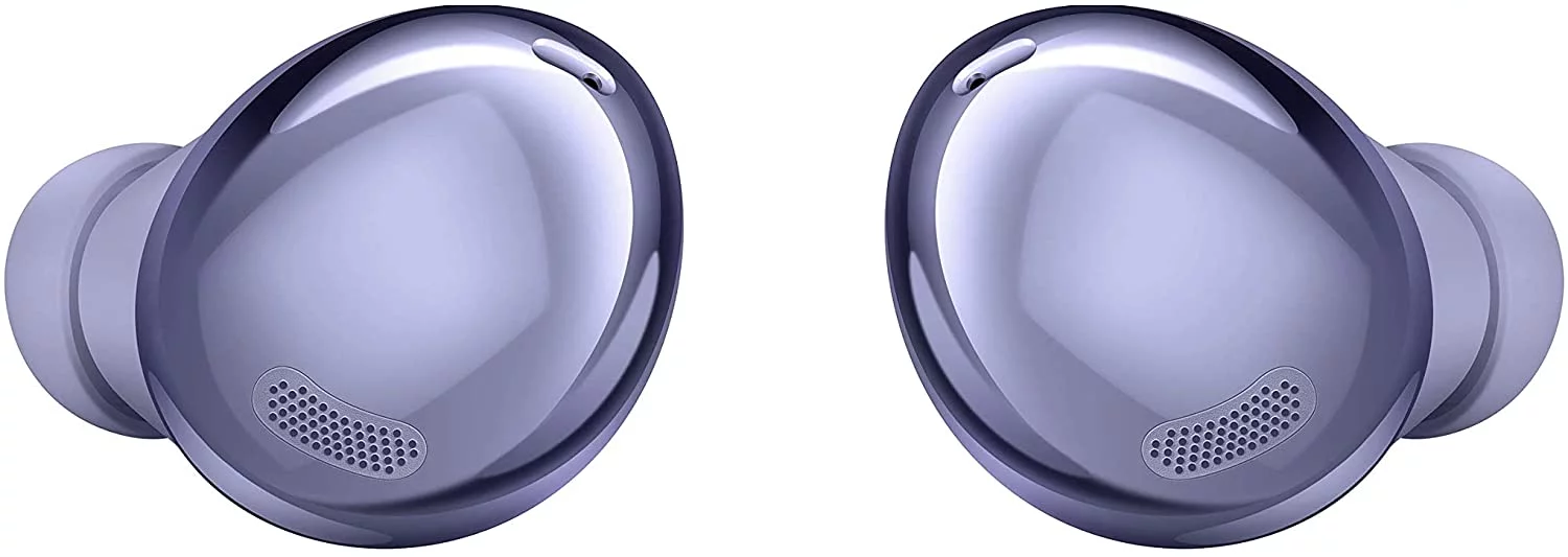 UrbanX Street Buds Pro Bluetooth Earbuds For vivo V19 True Wireless, Noise Cancelling, Charging Case, Quality Sound, Sweat Resistant, Purple (US Version)