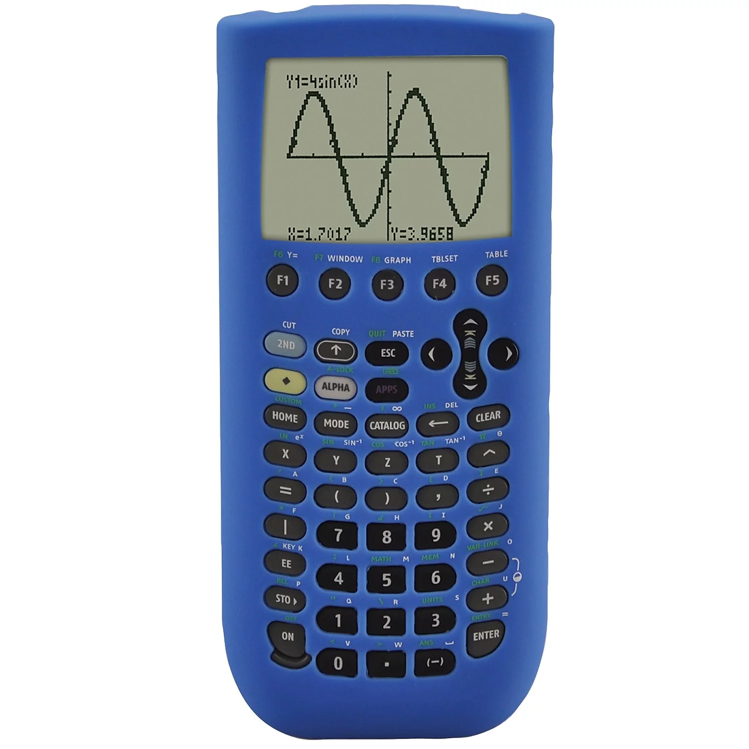 Guerrilla Silicone Case For Texas Instruments TI 89 Titanium Graphing Calculator Blue TI89BLUESC