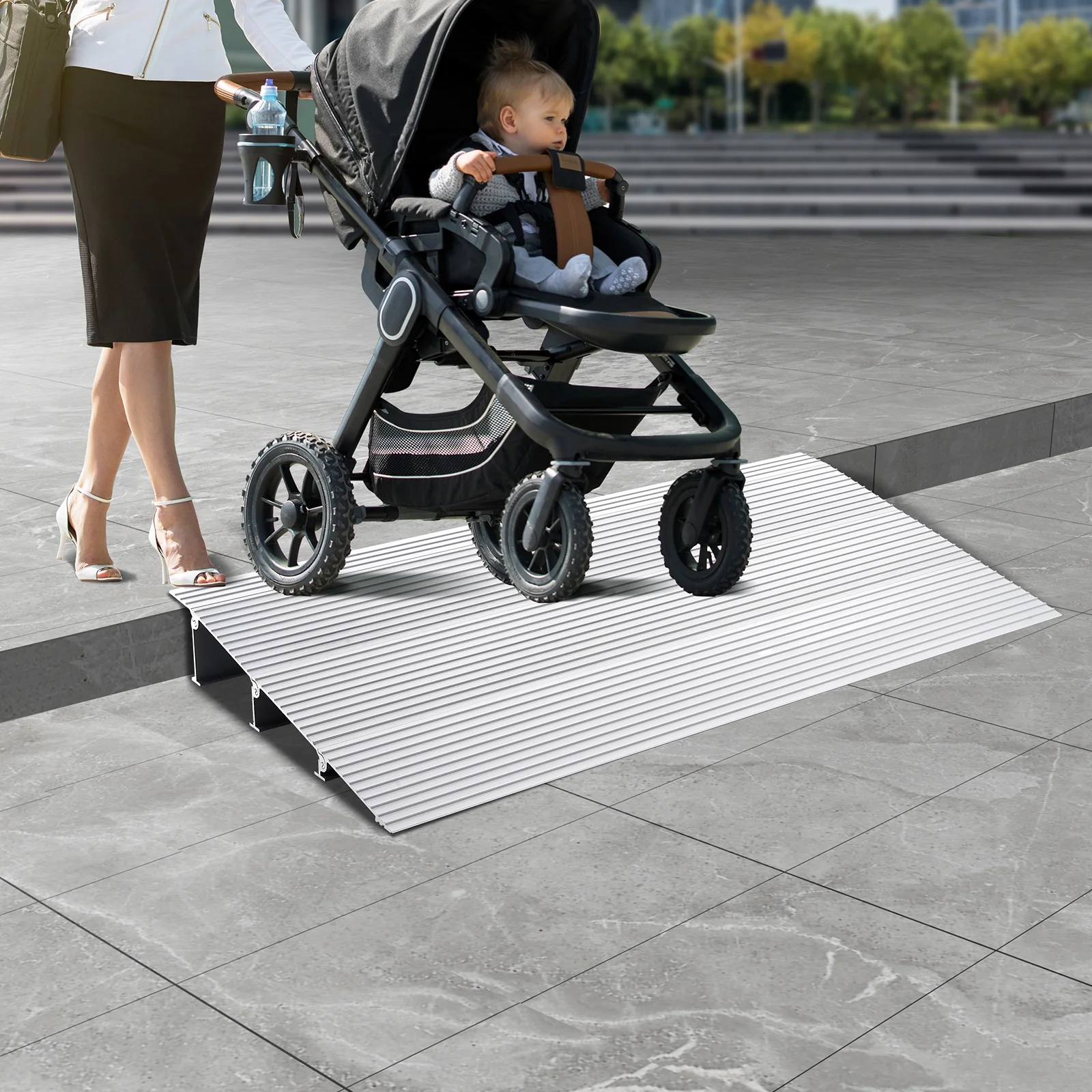 BENTISM Threshold Ramp Aluminum Door Ramp 3
