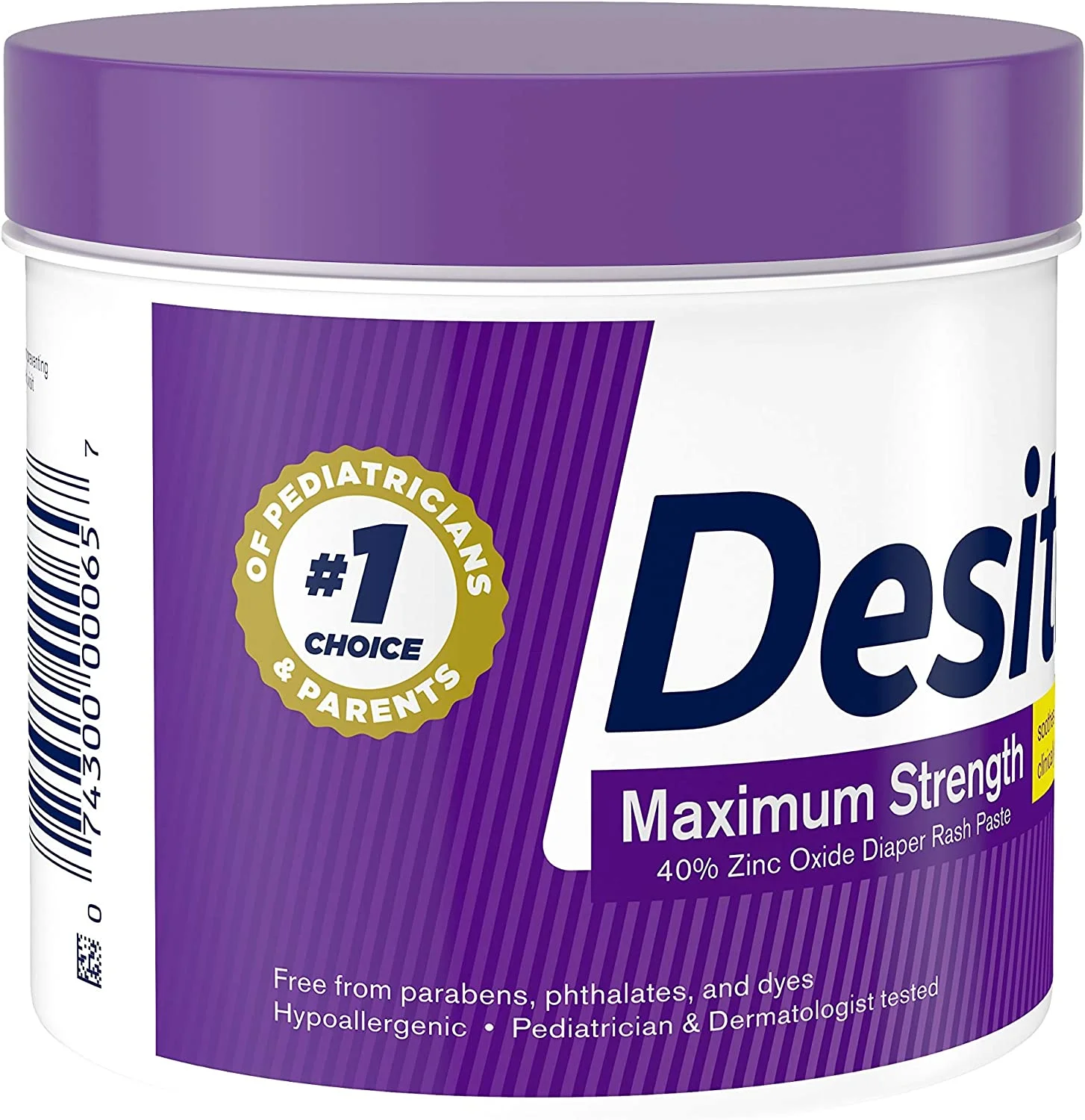 Desitin Maximum Strength Baby Diaper Rash Cream with 40% Zinc Oxide for diaper rash Relief & Prevention, 16 oz