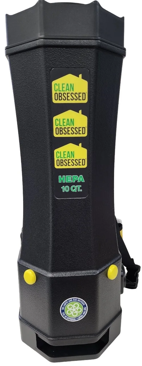 Clean Obsessed 10 Quart HEPA Backpack Vacuum CO1024