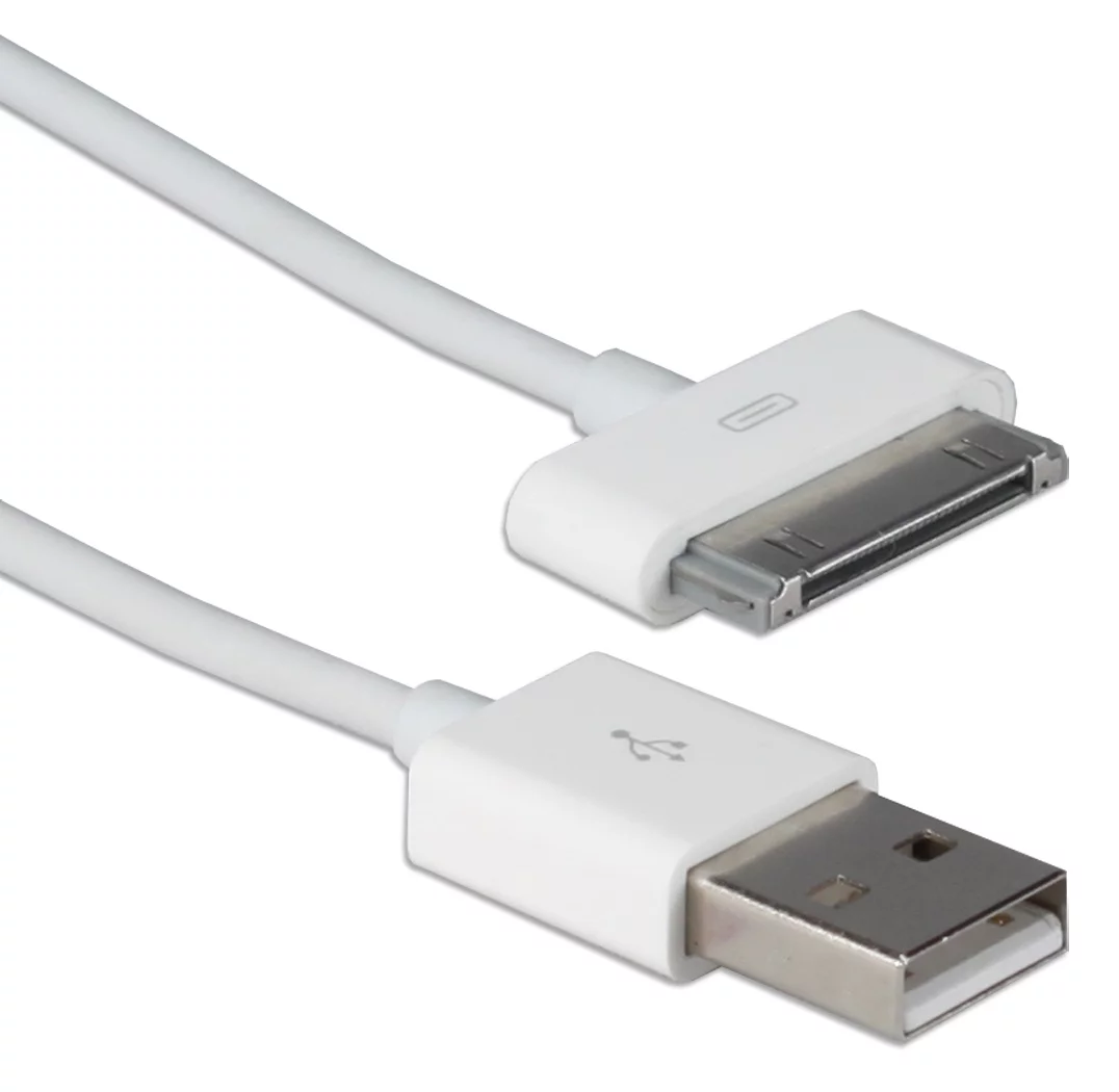 QVS 1.5-Meter USB Sync & 2.1Amp Charger Cable for iPod/iPhone & iPad/2/3