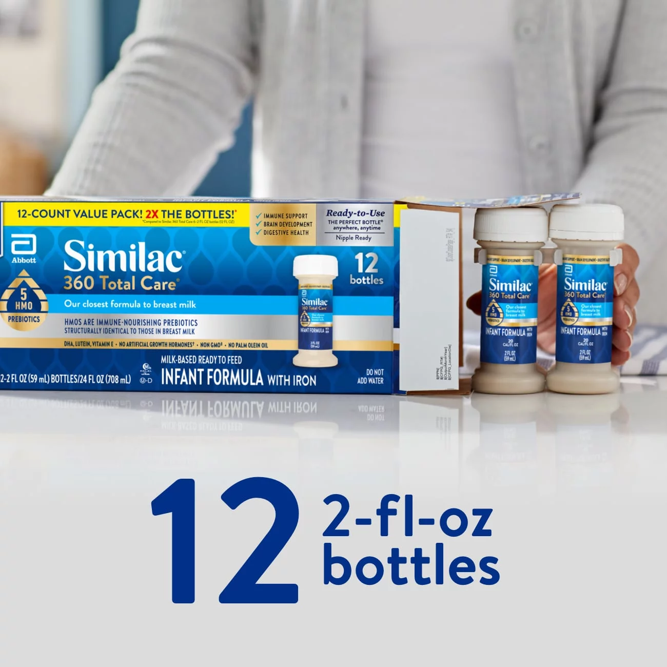 Similac 360 Total Care Ready-to-Feed Infant Formula, 2-fl-oz Bottle