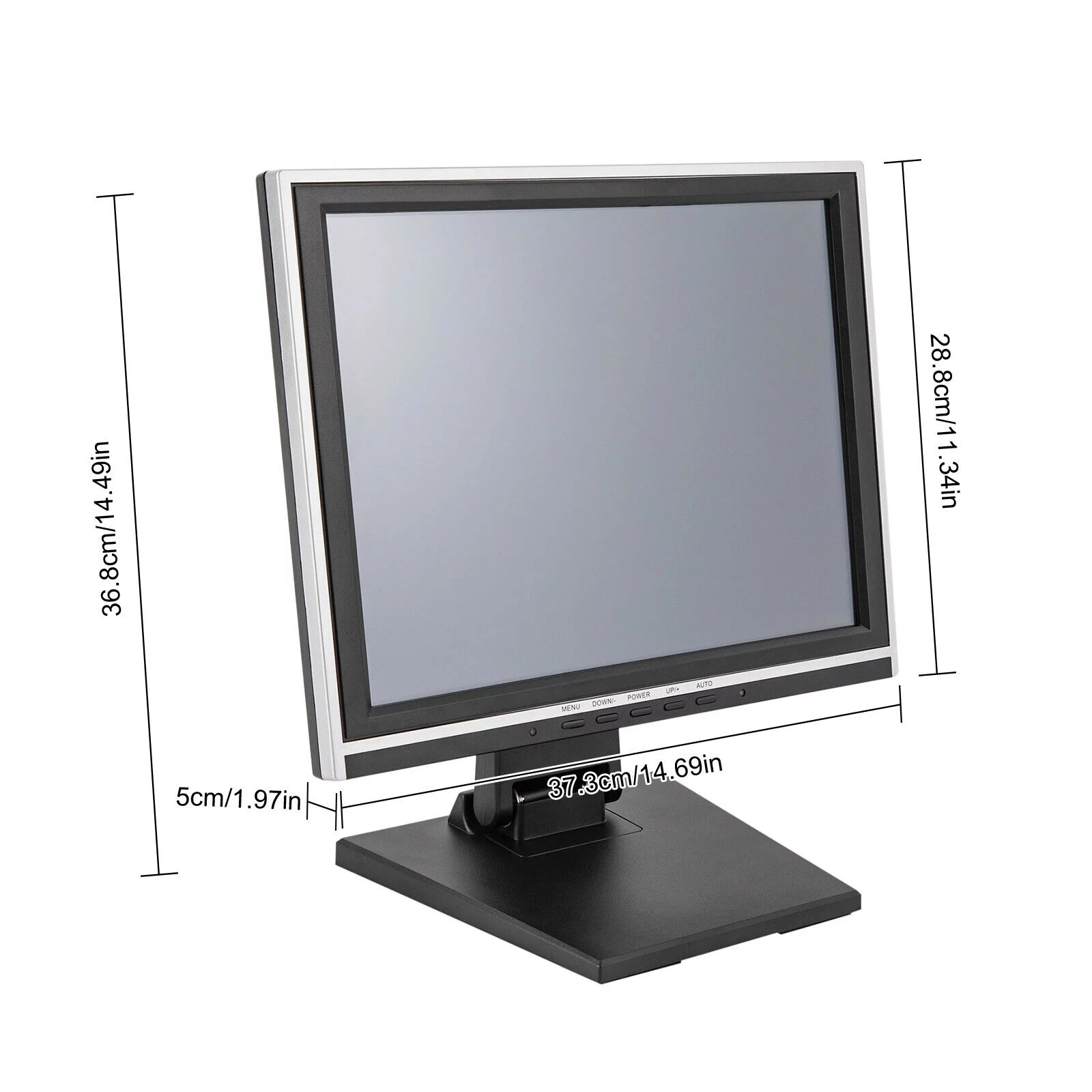 DENSET 15 in Touch Screen Monitor LCD VGA POS Touch Screen Kiosk Restaurant Retail POS System