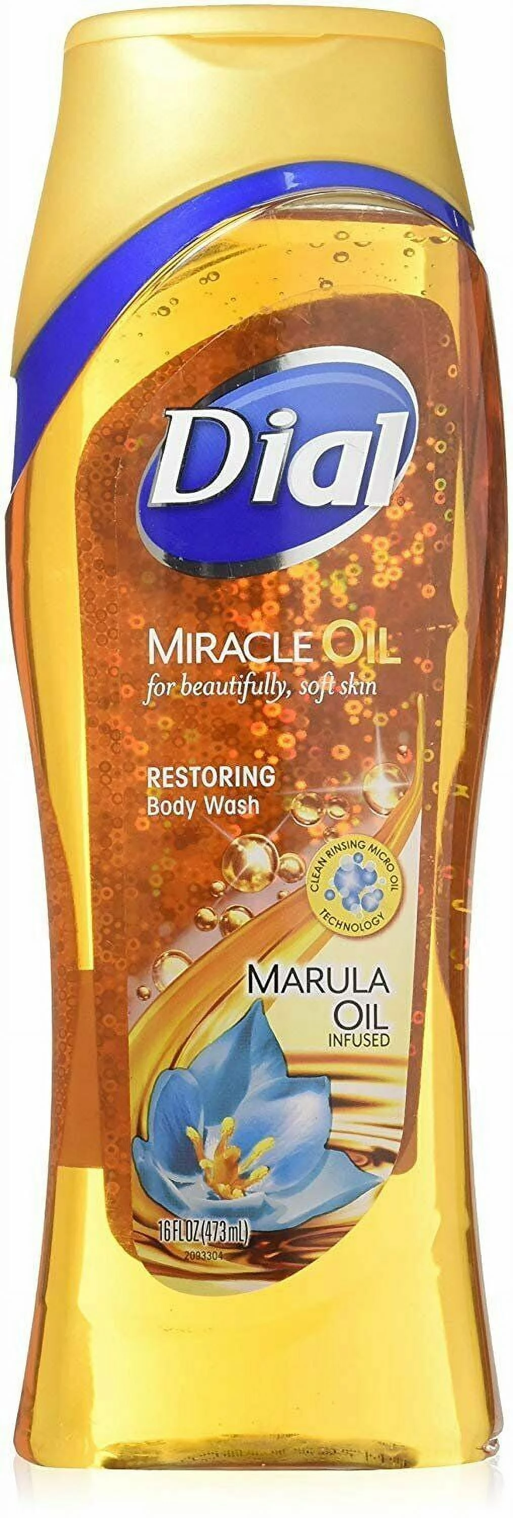 Dial Miracle Oil Marula Oil Infused Restoring Body Wash 16 Fl. Oz. 2 Pack