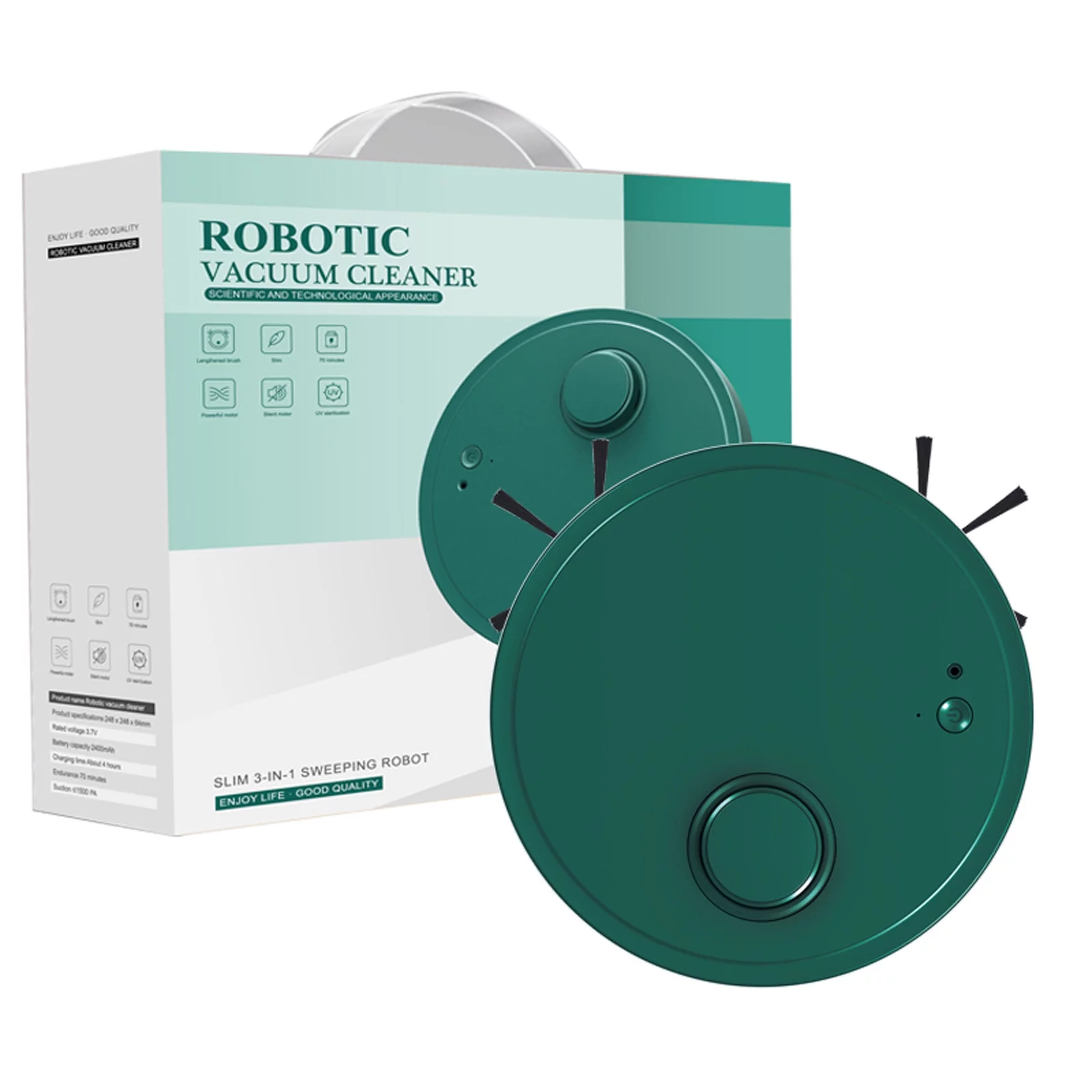 Smart Cleaning Robot Auto Cleaning Navigation Vacuum Dry Wet Mopping Cleaner