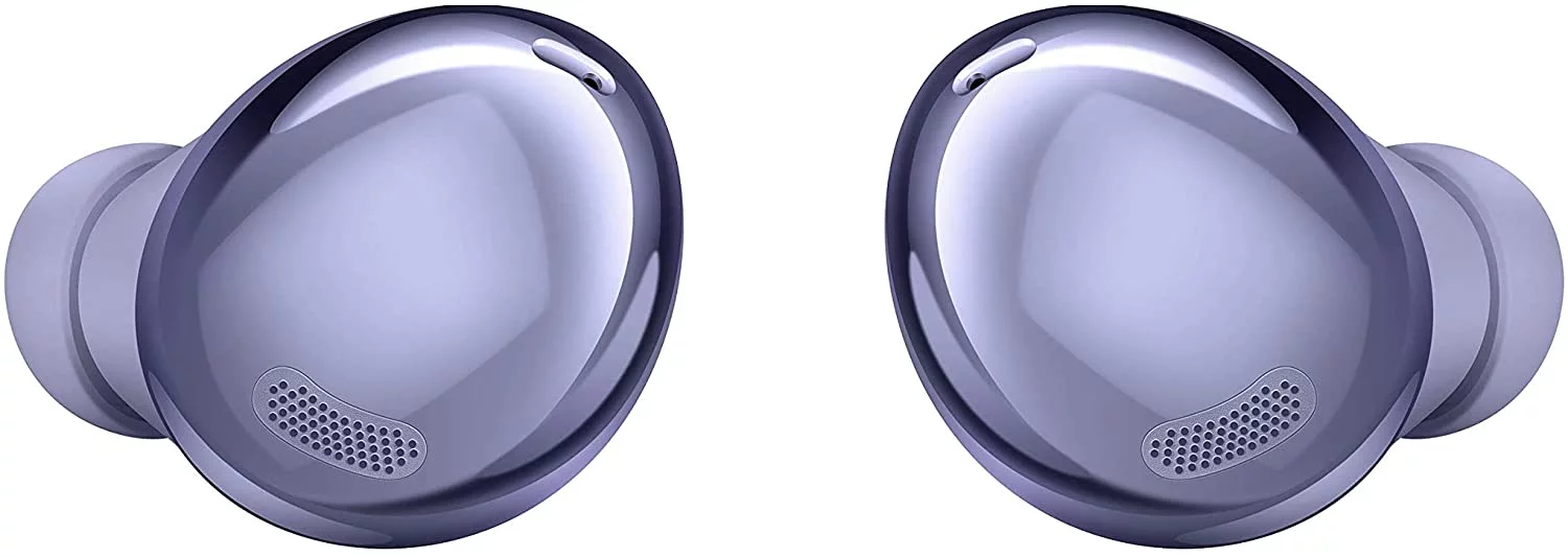 UrbanX Street Buds Pro Bluetooth Earbuds For BLU G71 True Wireless, Noise Cancelling, Charging Case, Quality Sound, Sweat Resistant, Purple (US Version)