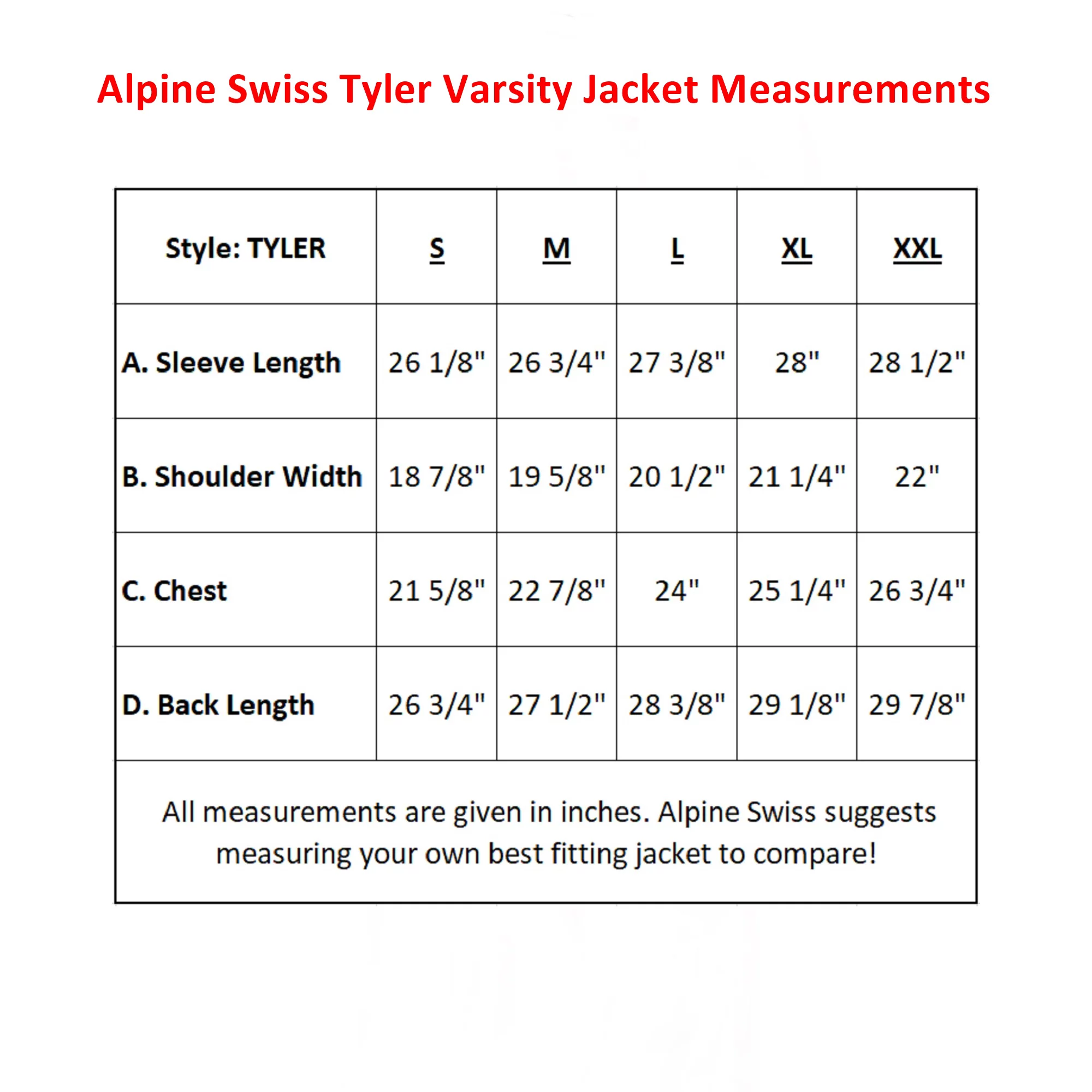Alpine Swiss Tyler Mens Varsity Baseball Jacket Casual Letterman Bomber Jacket