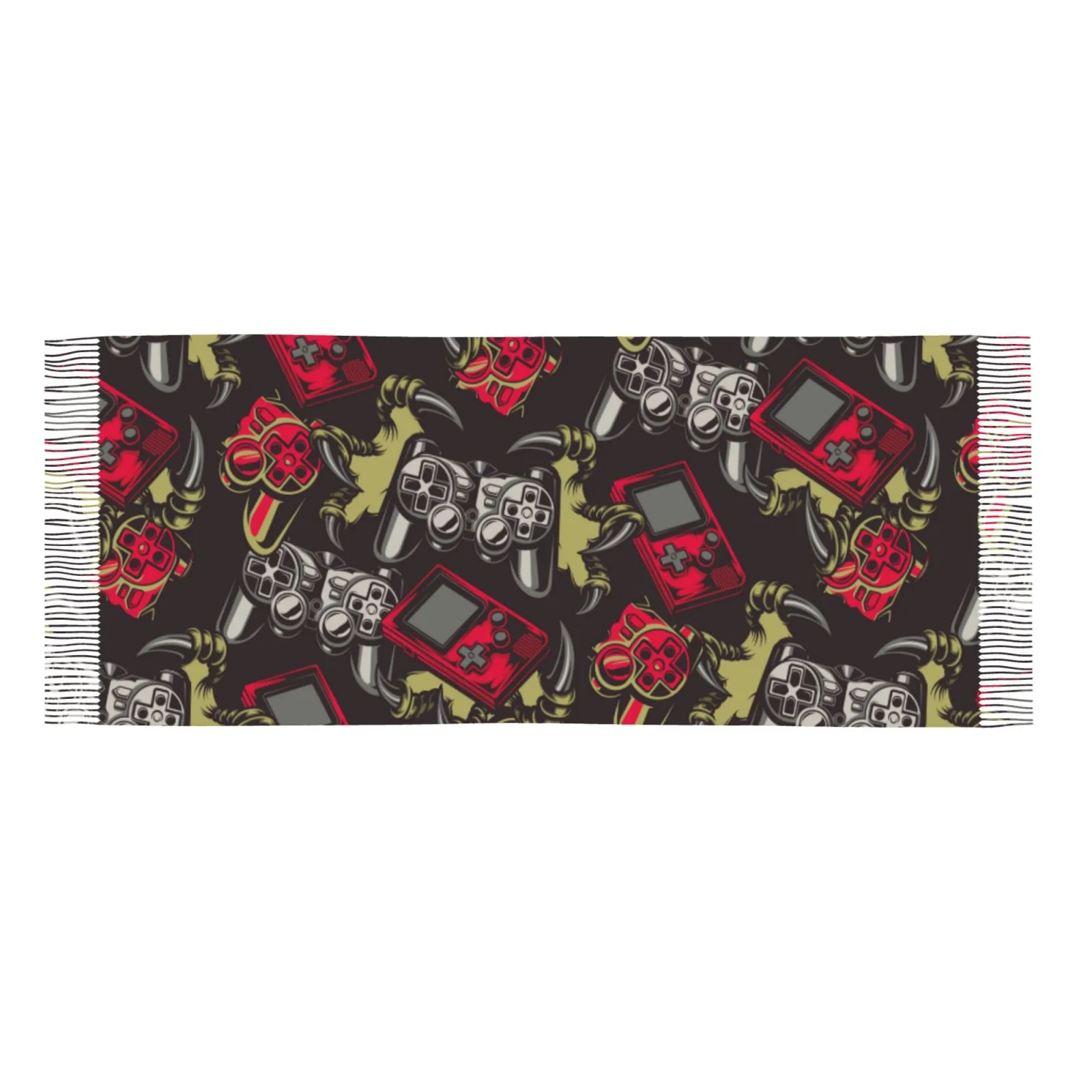 Ocsxa Scarf Shawl Wraps For Women Soft Cashmere Scarf Vintage Gaming Printed Large Blanket Scarf