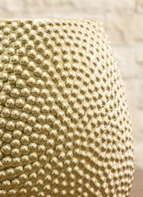 Signature Design by Ashley Contemporary Efim Vase  Gold Finish