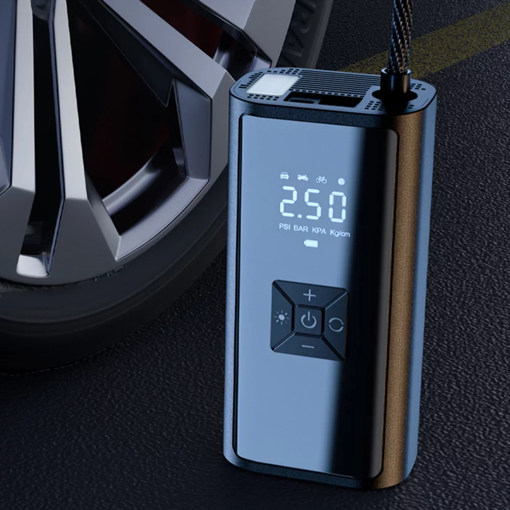 Nebublu Electric Inflator 12V Car Digital Tire Inflator 150PSI Air Compressor with Inflatable Function， Versatile for  Adventures and Beach Vacations