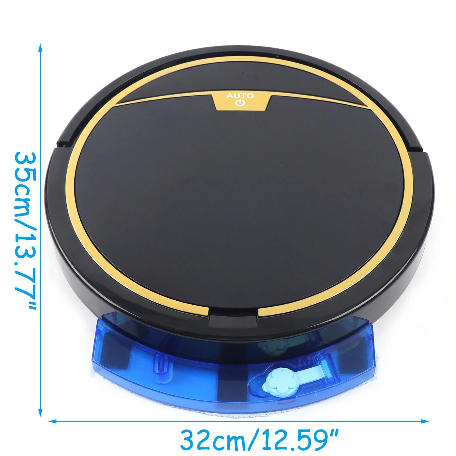 ZhdnBhnos 3-in-1 Rechargeable Auto Cleaning Robot Vacuum Cleaner Mop Floor Sweeper with 150ml Water Tank